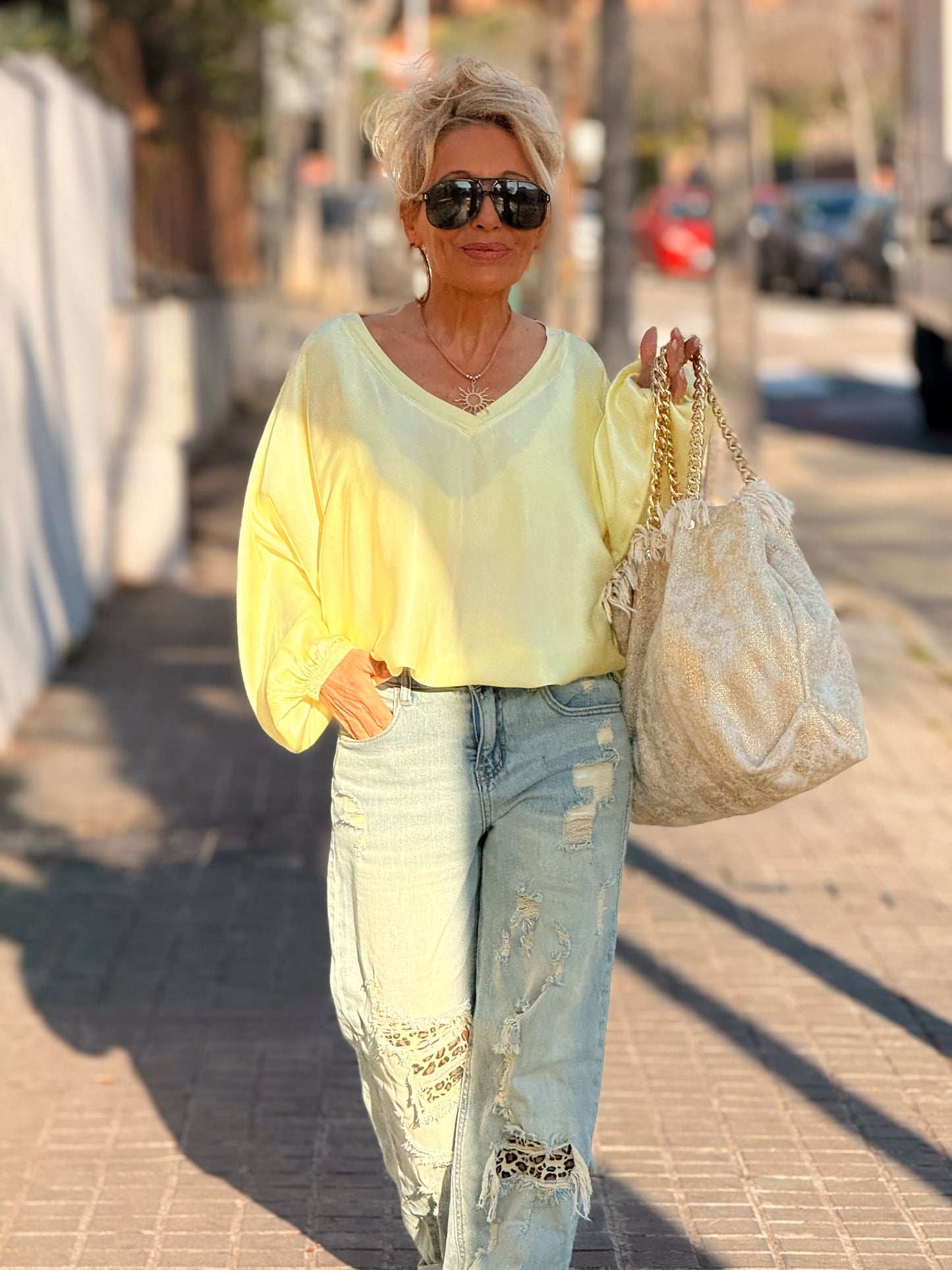 BLUSA OVERSIZE ZIGGY MULTICOLOR