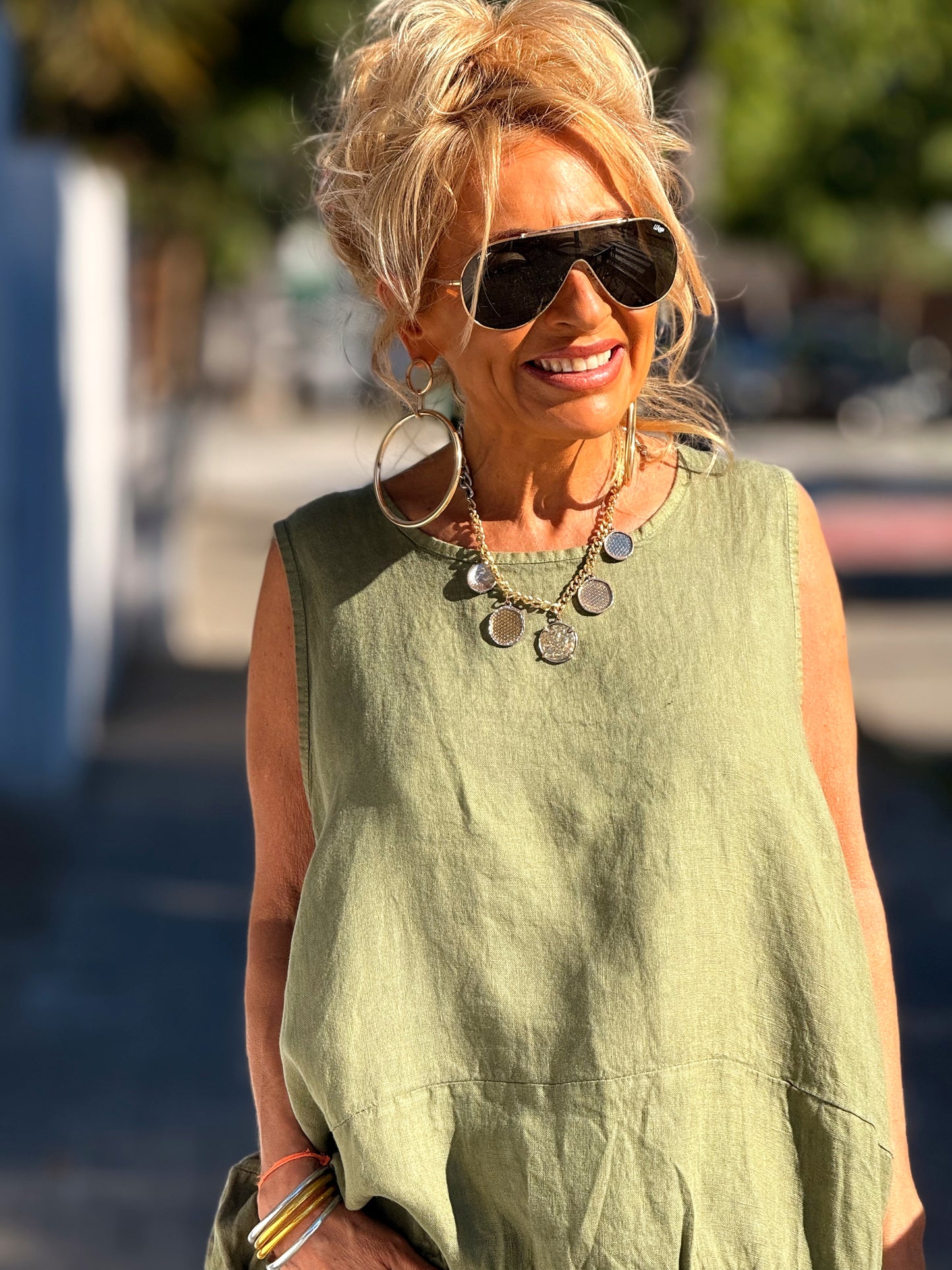 BLUSA LINO ARTHUR MULTICOLOR