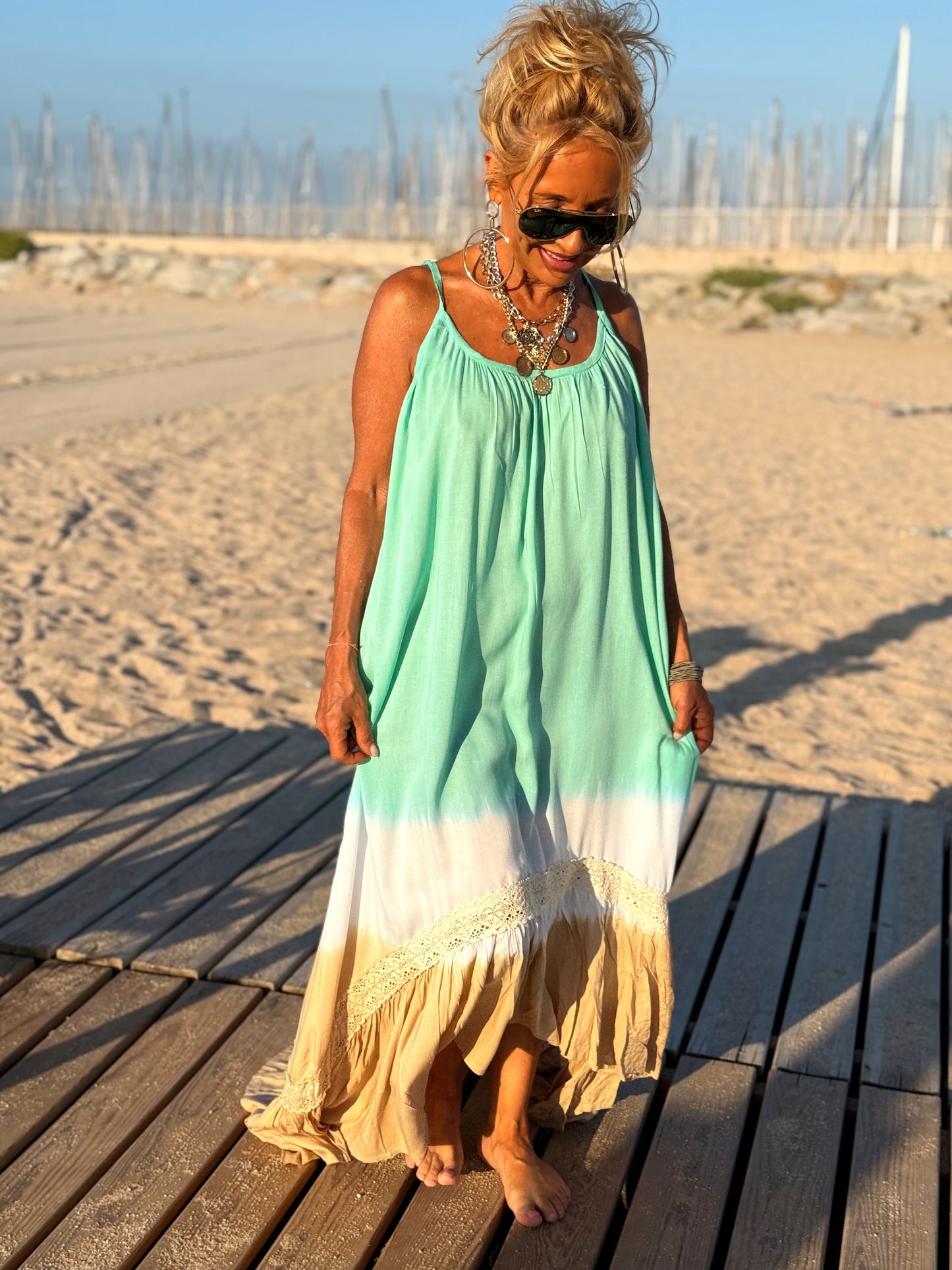 VESTIDO TIRANTE TYE&DYE MULTICOLOR