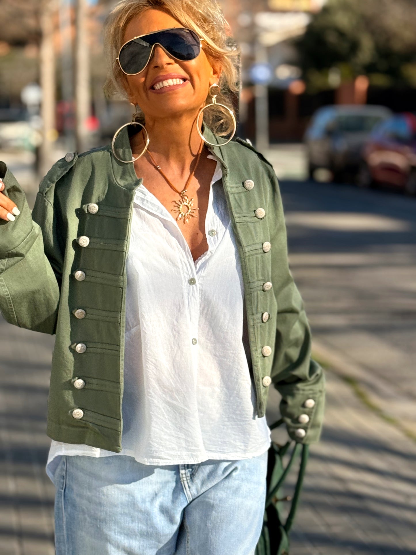 CHAQUETA CORTA COLONIAL MULTICOLOR