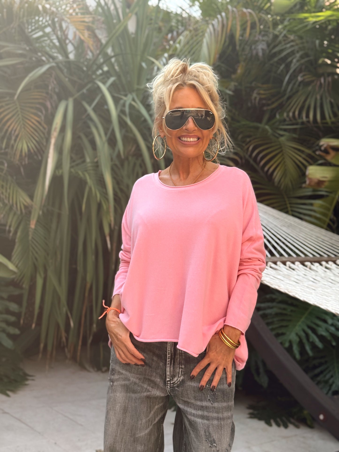 CAMISETA DESGASTADA OVERSIZE DANI MULTICOLOR