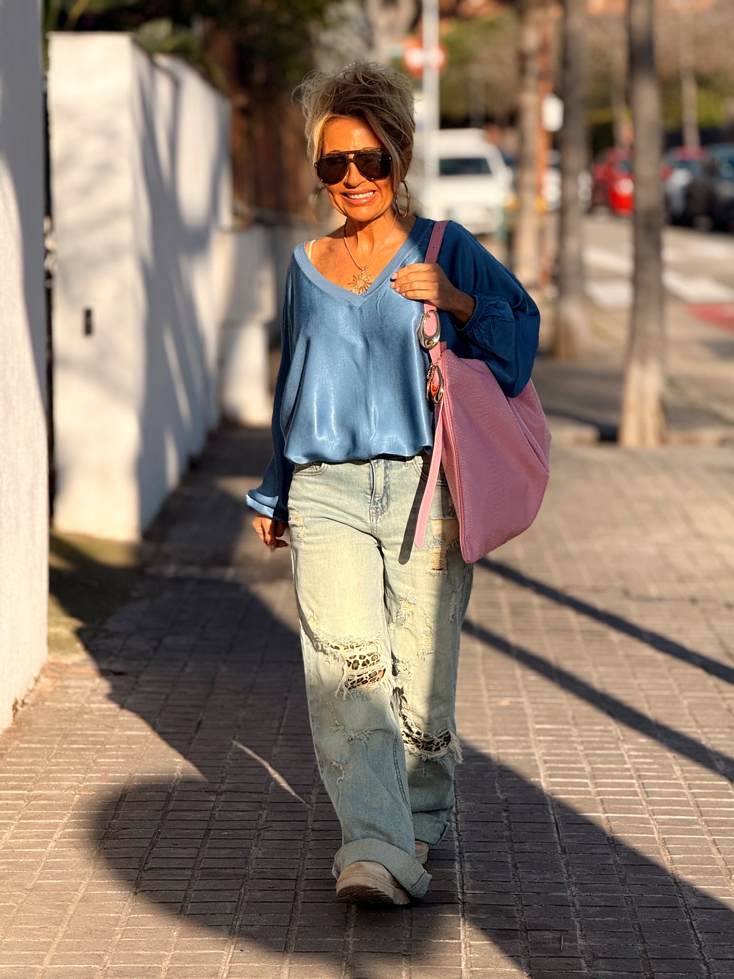 BLUSA OVERSIZE ZIGGY MULTICOLOR