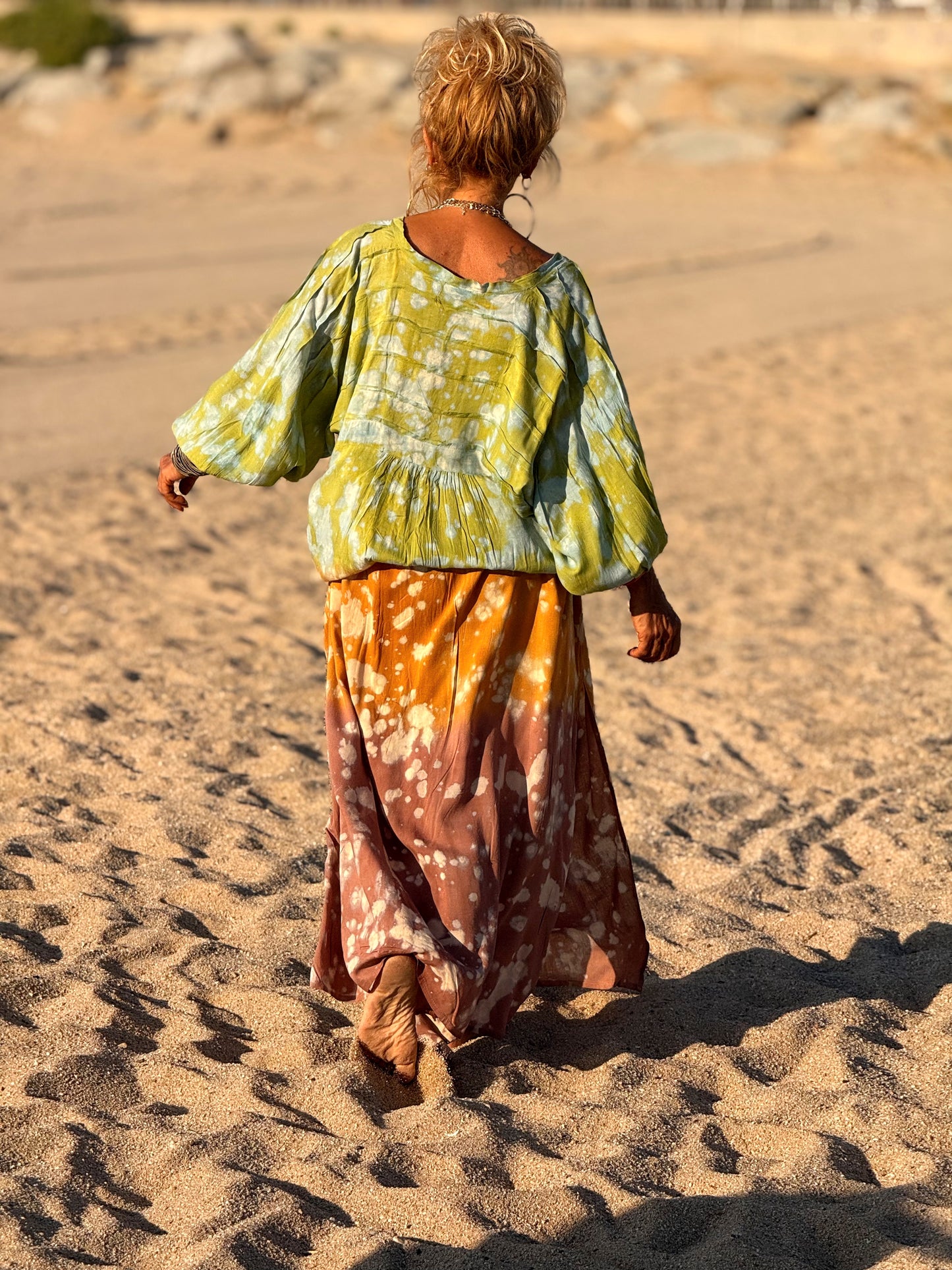 VESTIDO KAFTAN SUPER OVERSIZE MULTICOLOR