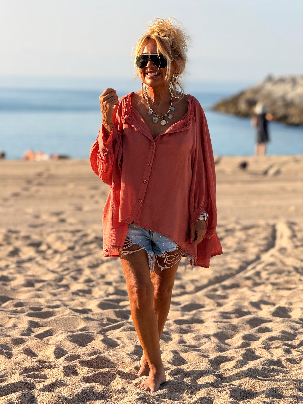 BLUSA OVERSIZE NINA MULTICOLOR