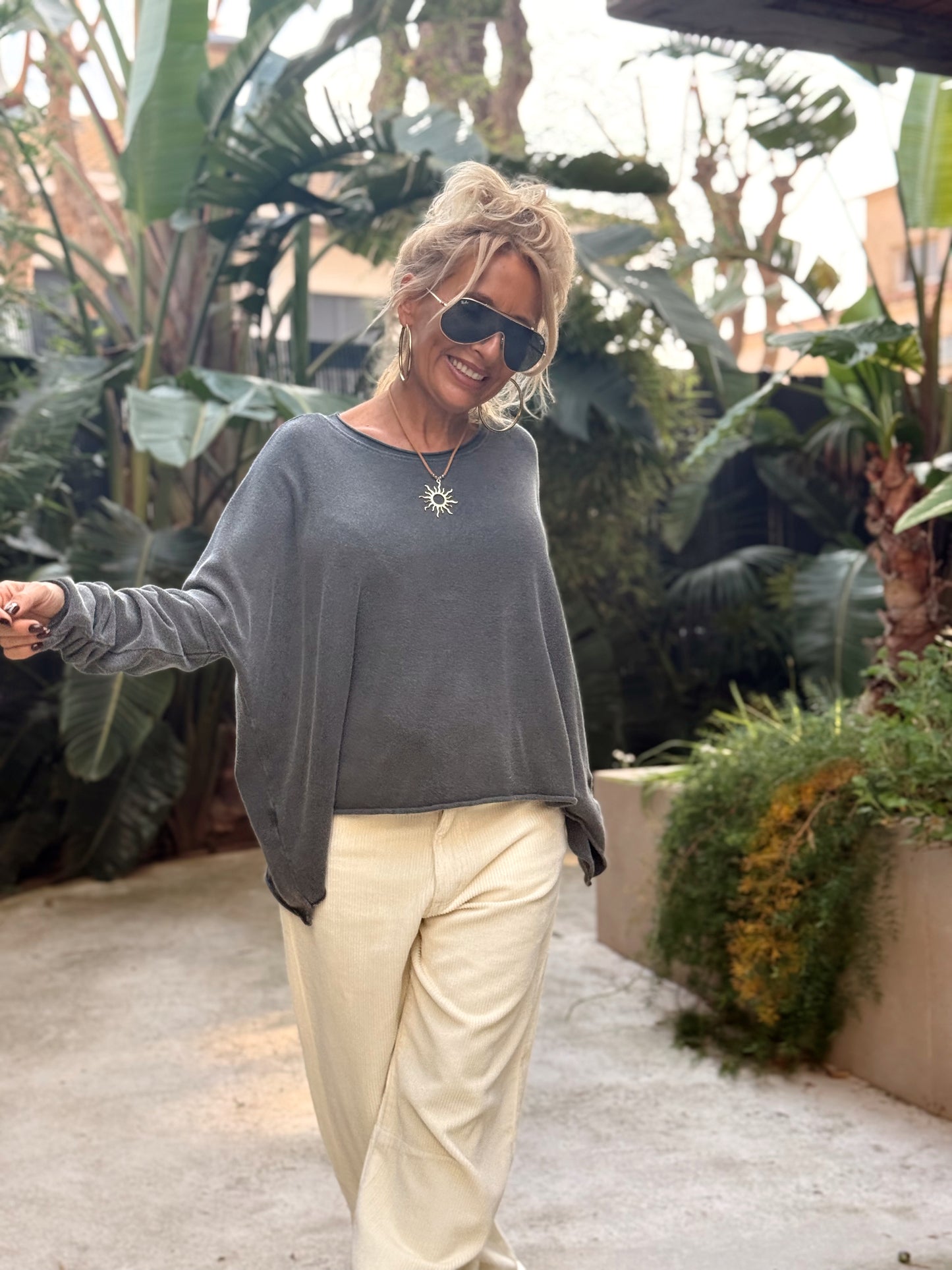 CAMISETA DESGASTADA OVERSIZE DANI MULTICOLOR