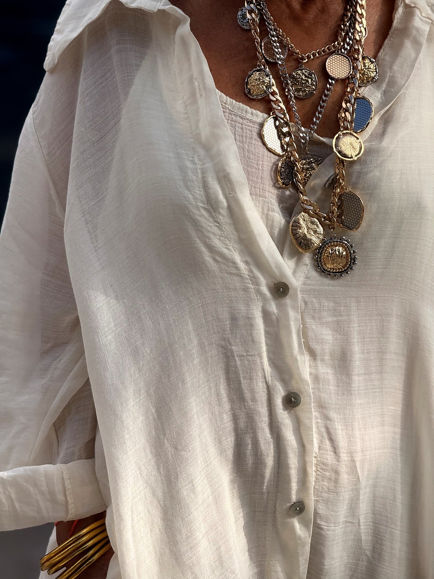VESTIDO-CAMISA DOBLE ZAIRA MULTICOLOR