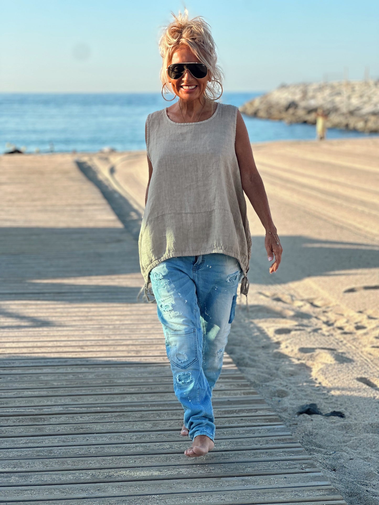 BLUSA LINO ARTHUR MULTICOLOR