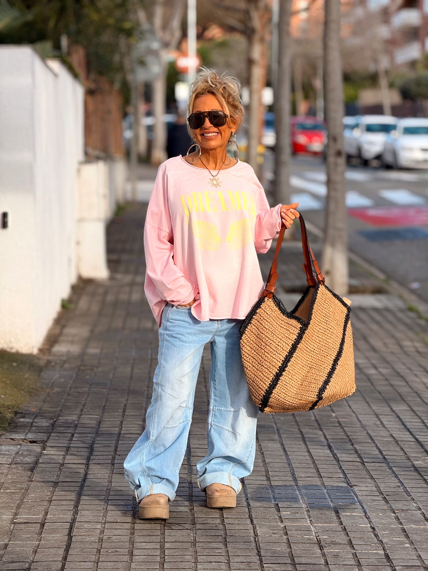 BOLSO RAFIA MULTICOLOR