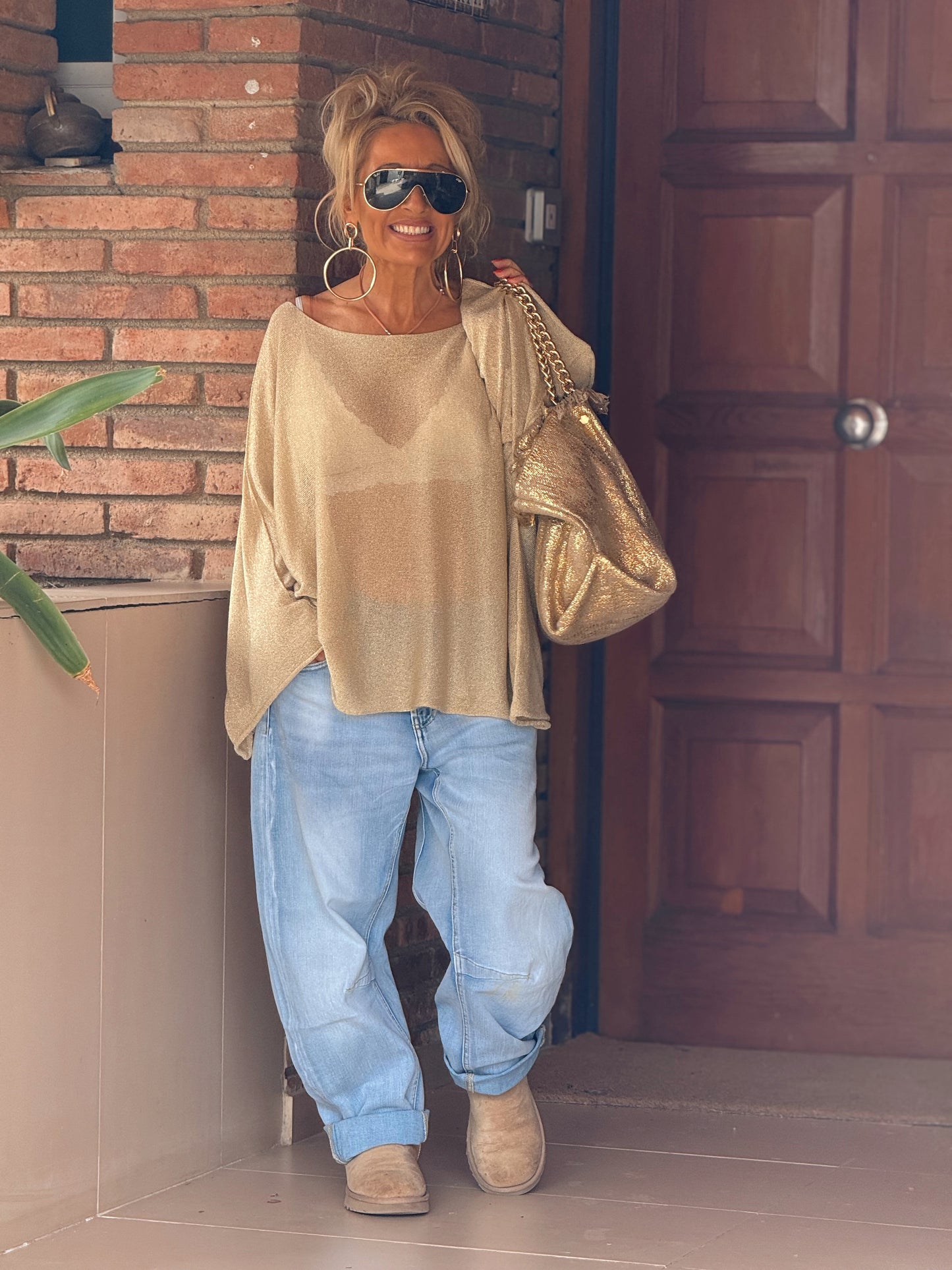 JERSEY BRILLANTE SUPER OVERSIZE ARLETTE MULTICOLOR