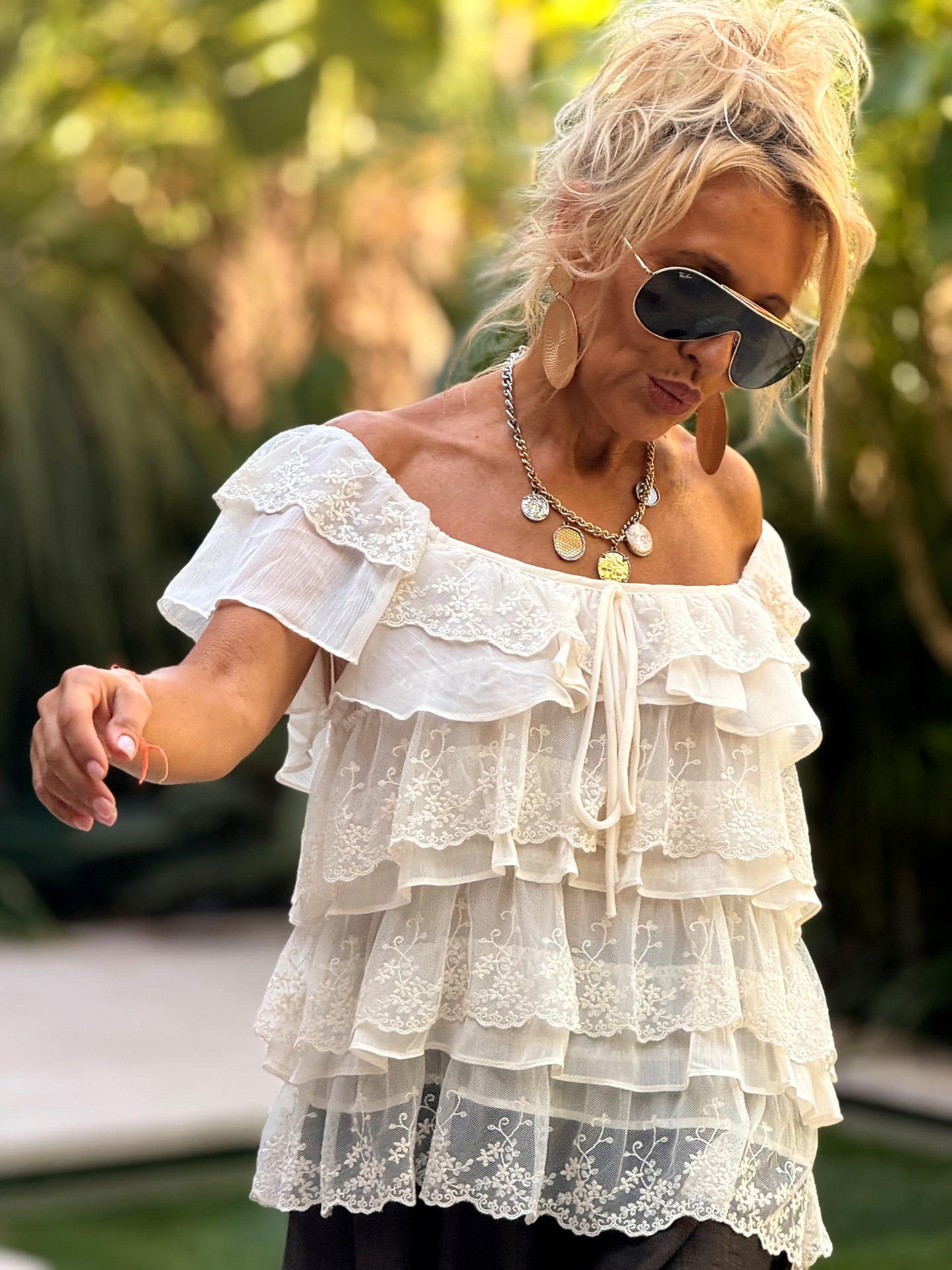 BLUSA ENCAGE BOHO VAINILLA