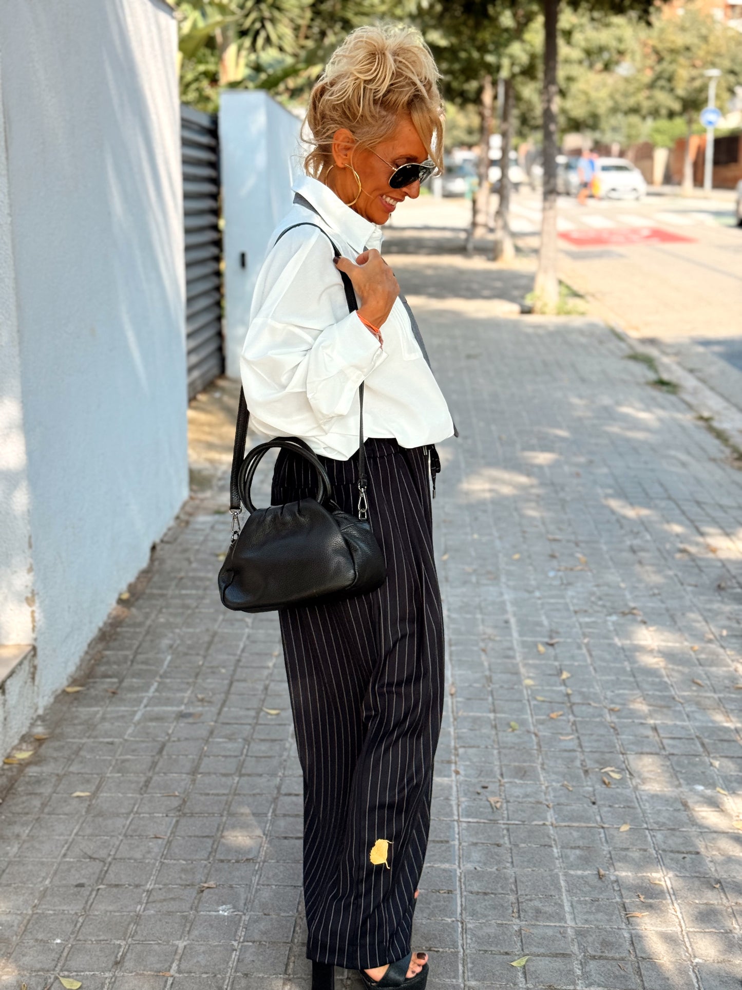 PANTALON OVERSIZE RAYAS MULTICOLOR