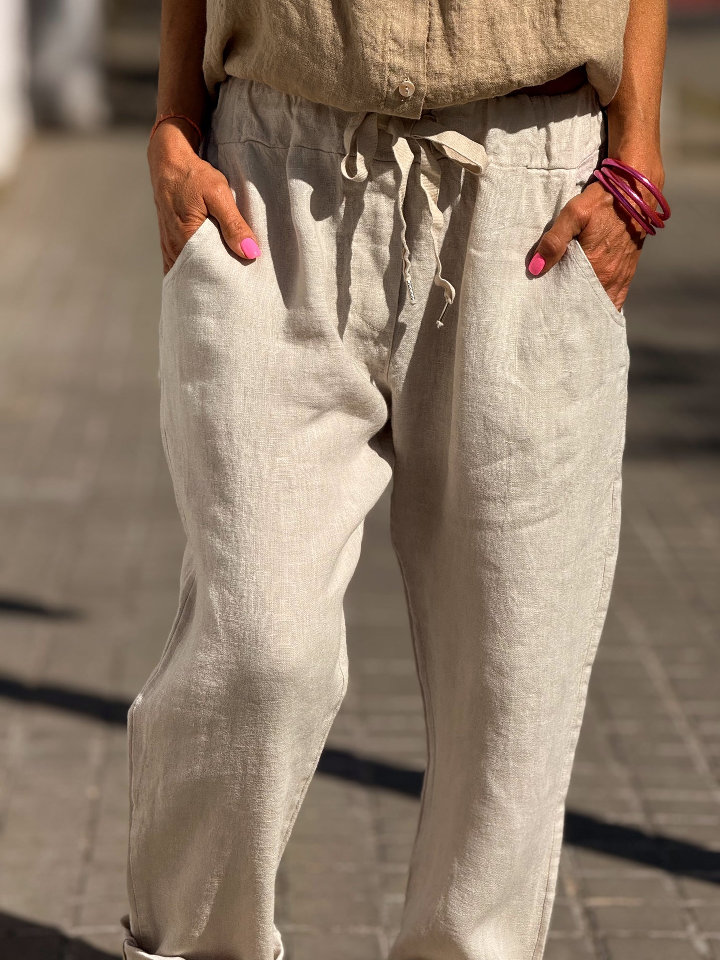 PANTALON LINO MANU
