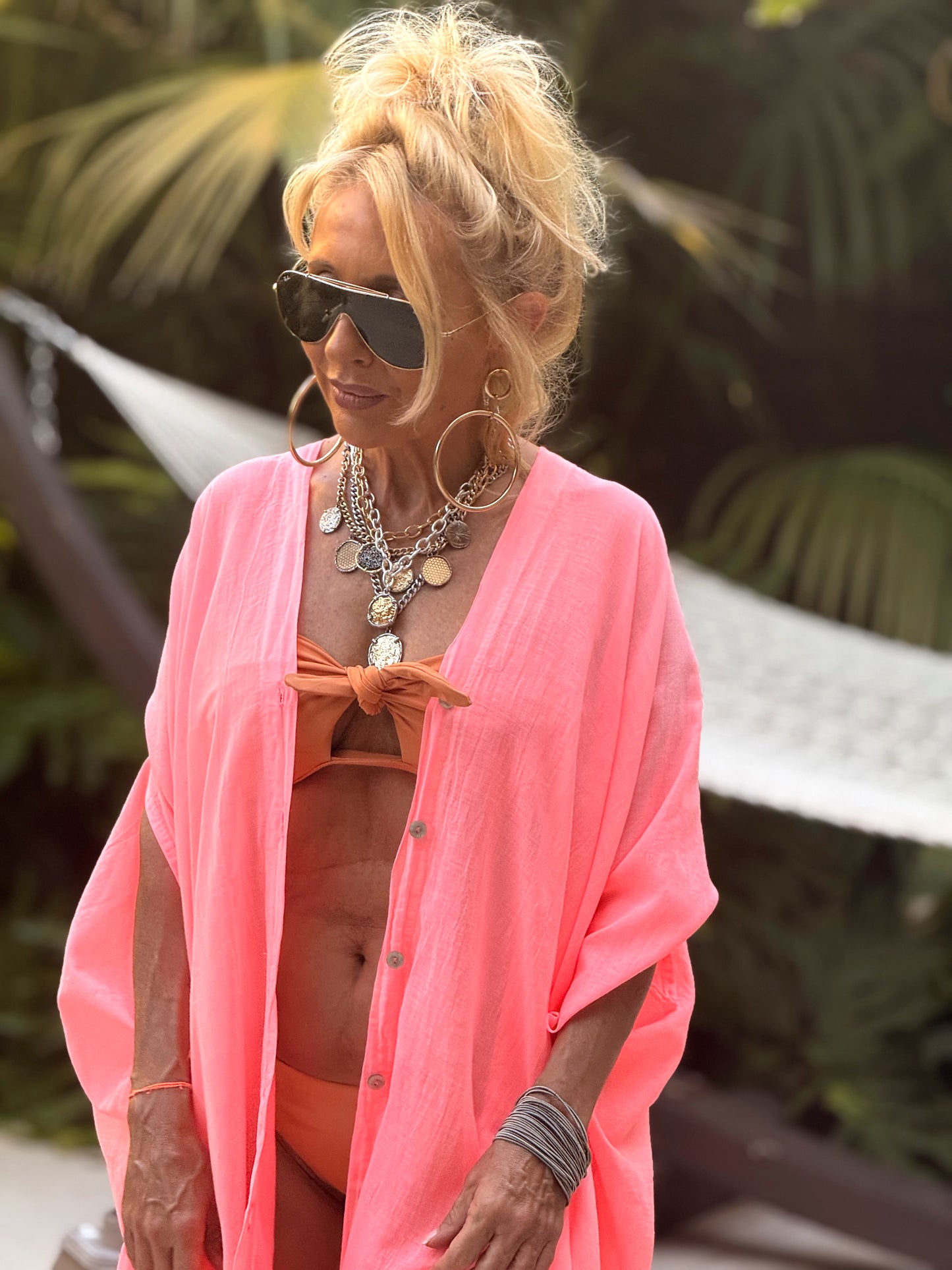 VESTIDO- TÚNICA SUPER OVERSIZE SANDRINE MULTICOLOR