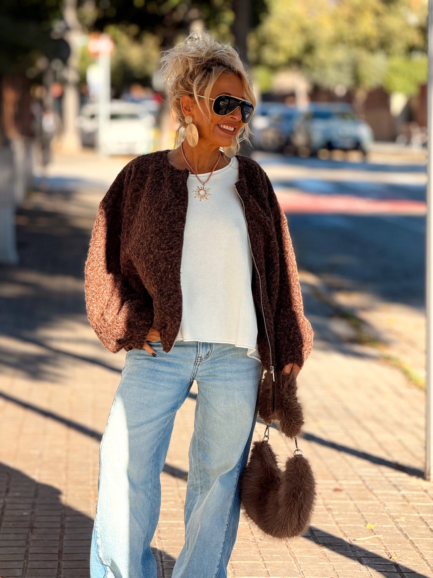 BOMBER DELIA MULTICOLOR