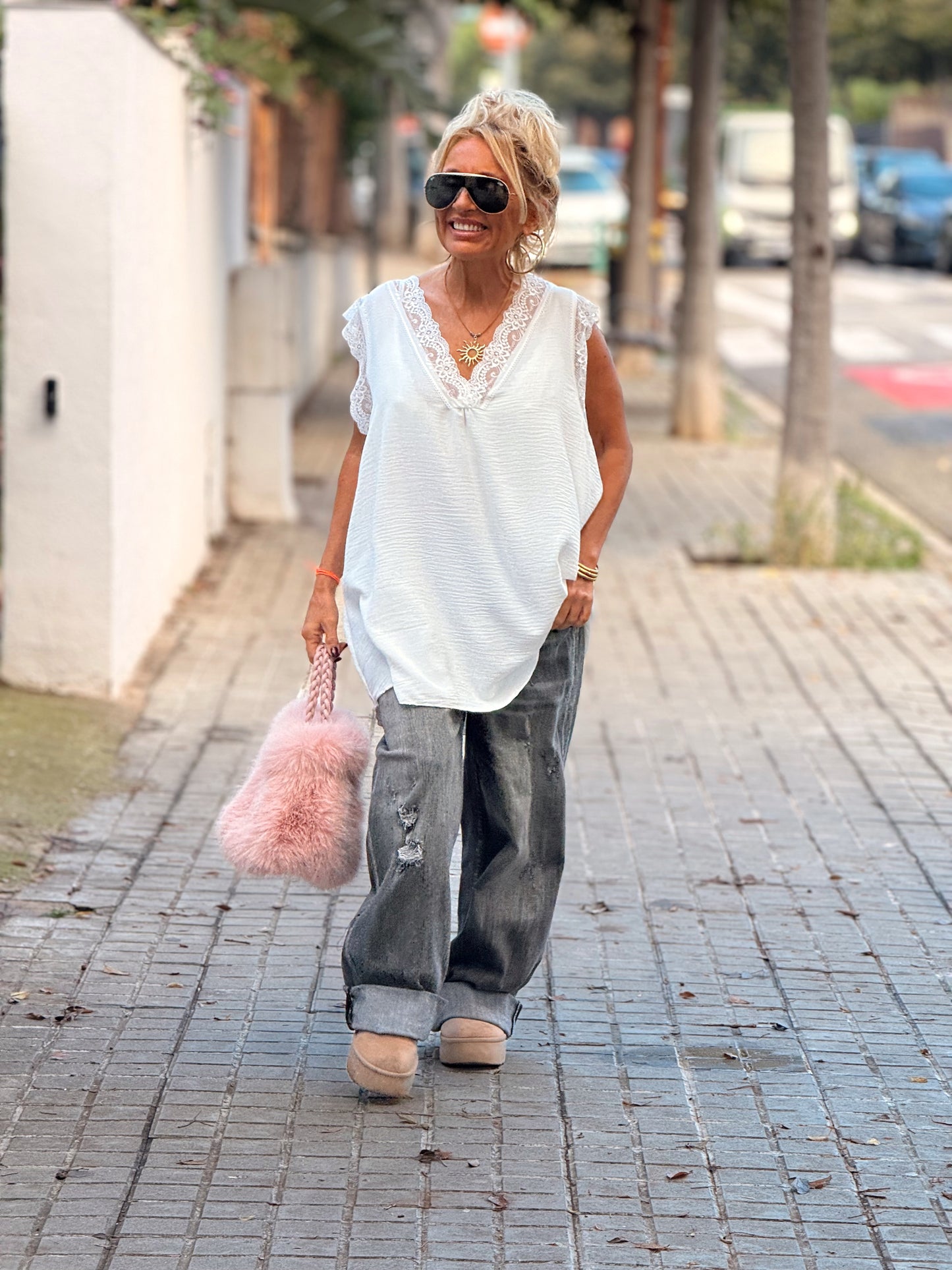 TOP LENCERO SUPER OVERSIZE MAGALY MULTICOLOR