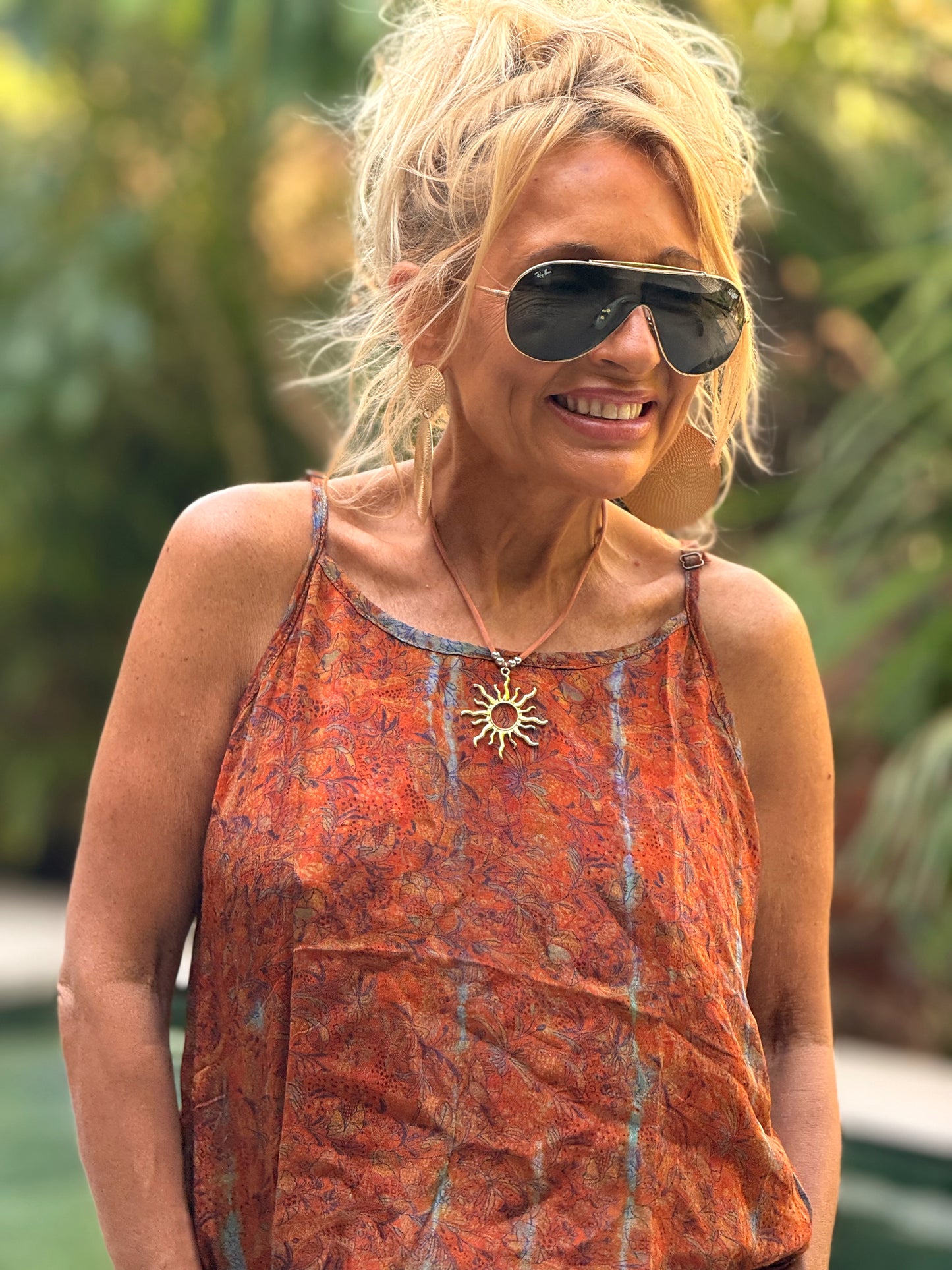 TOP TIRANTES CREPE SEDA INDY MULTICOLOR
