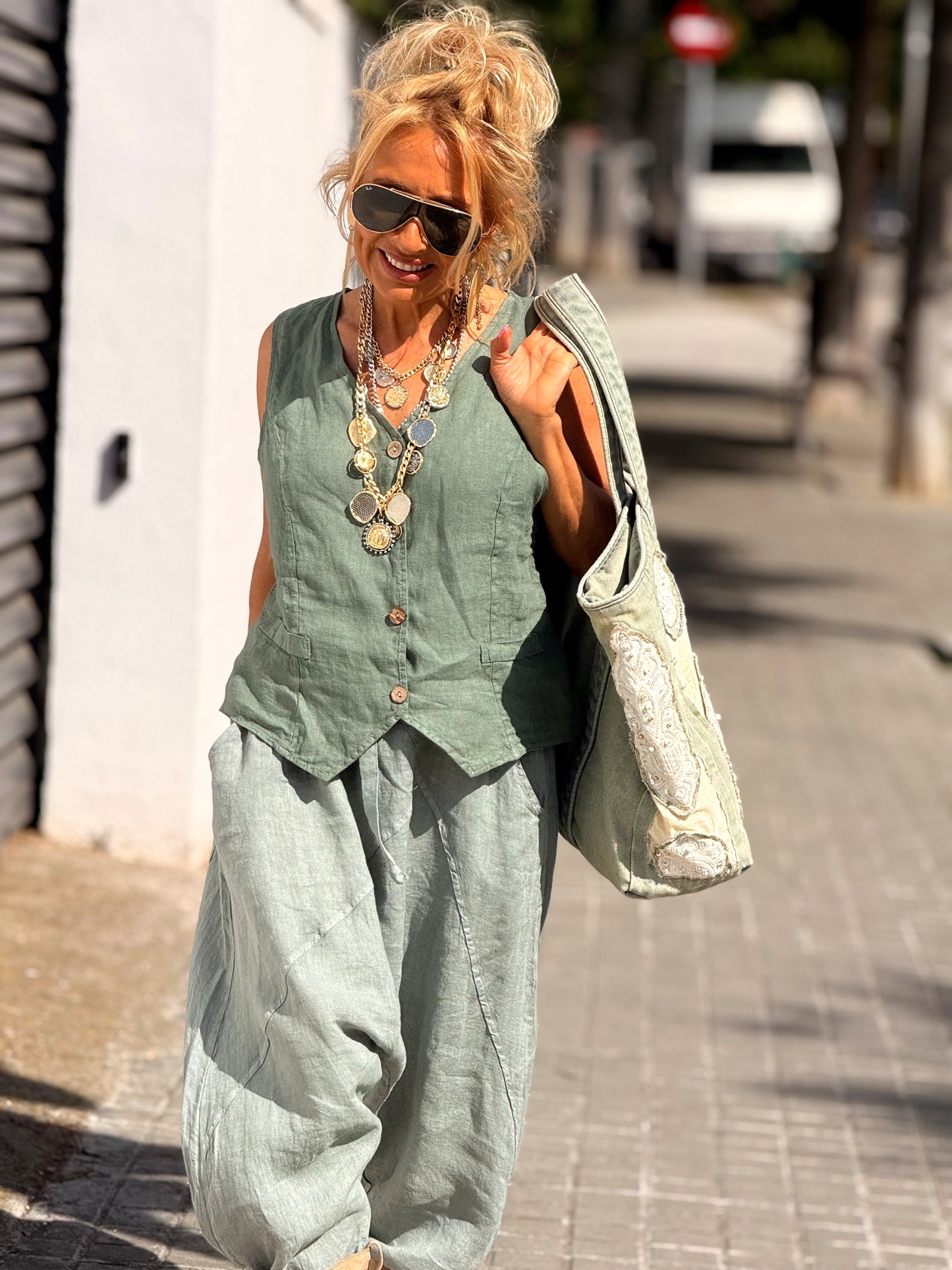 CHALECO ANOUK MULTICOLOR