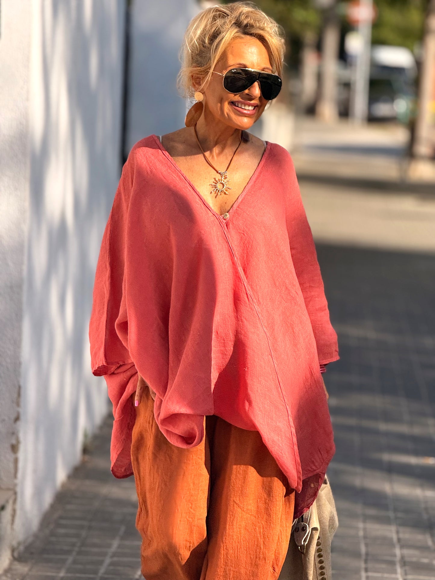 BLUSA SÚPER OVERSIZE MARIO MULTICOLOR