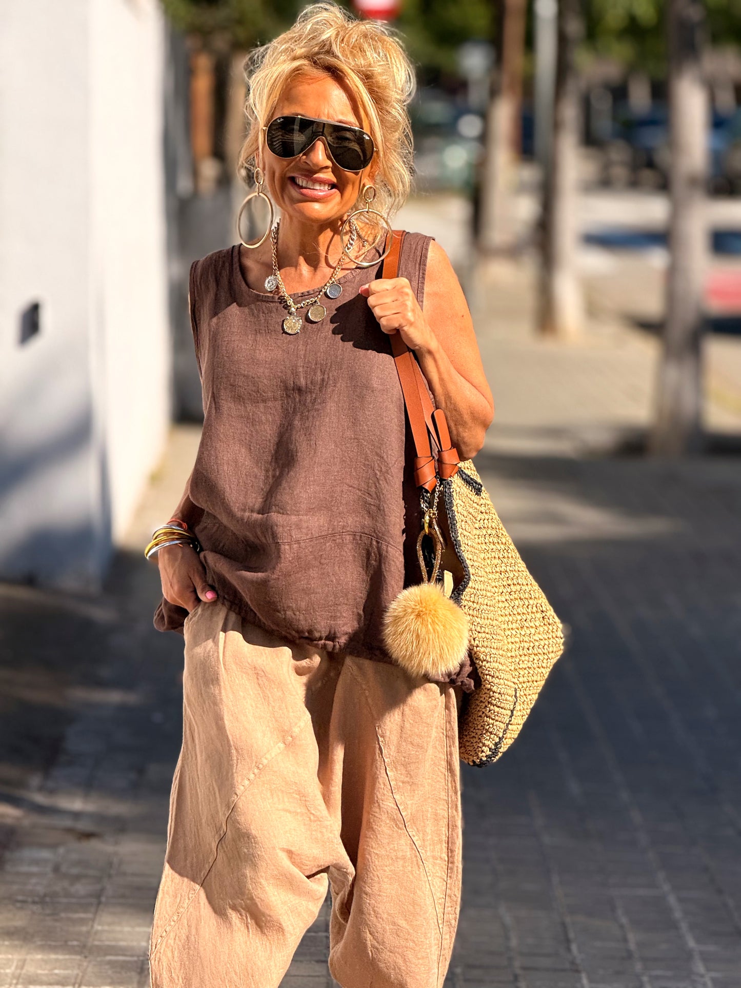 BLUSA LINO ARTHUR MULTICOLOR