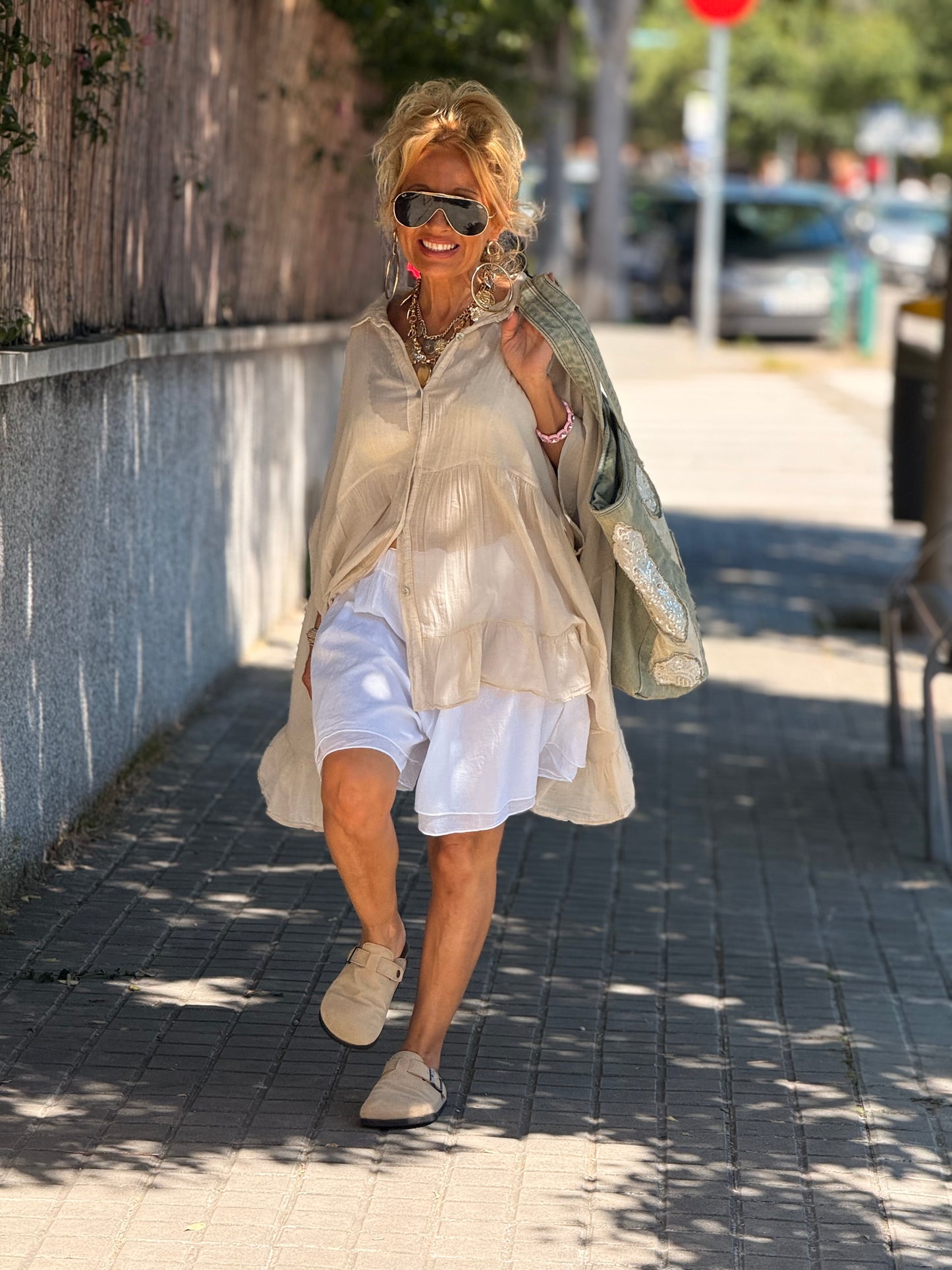 SHORT OVERSIZE MELEY MULTICOLOR