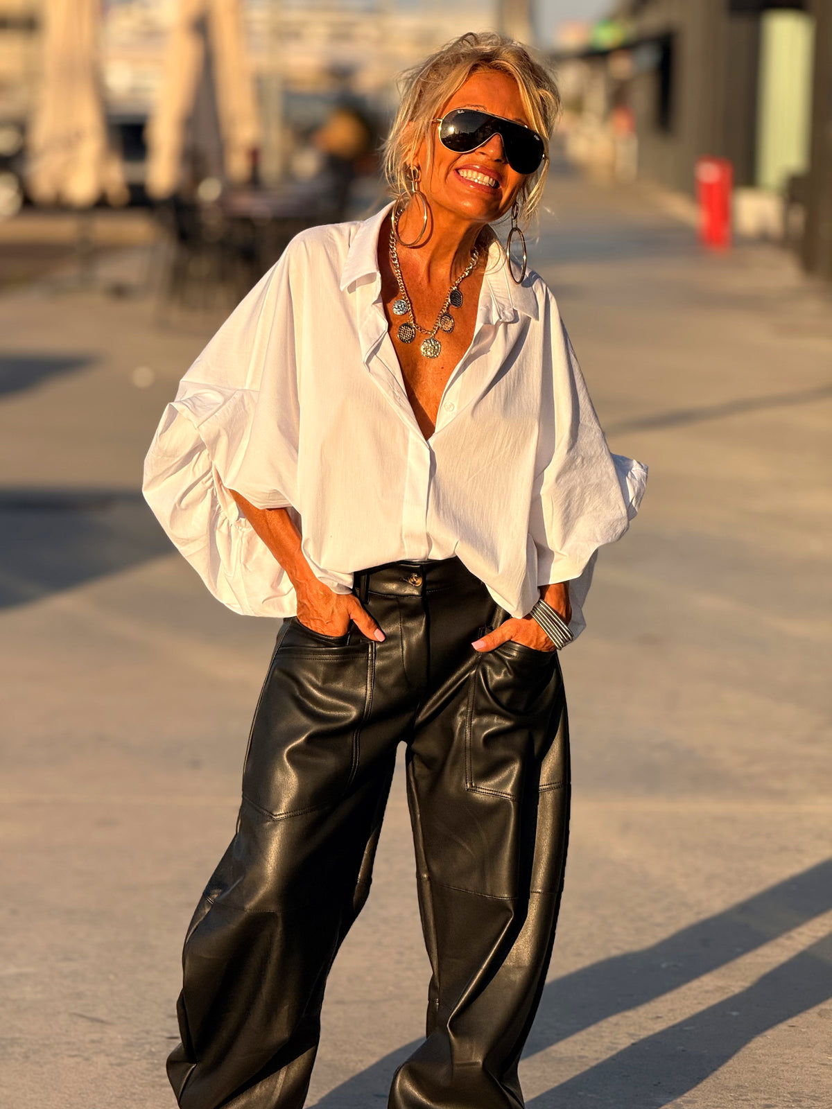 PANTALON BOMBER POLIPIEL MULTICOLOR