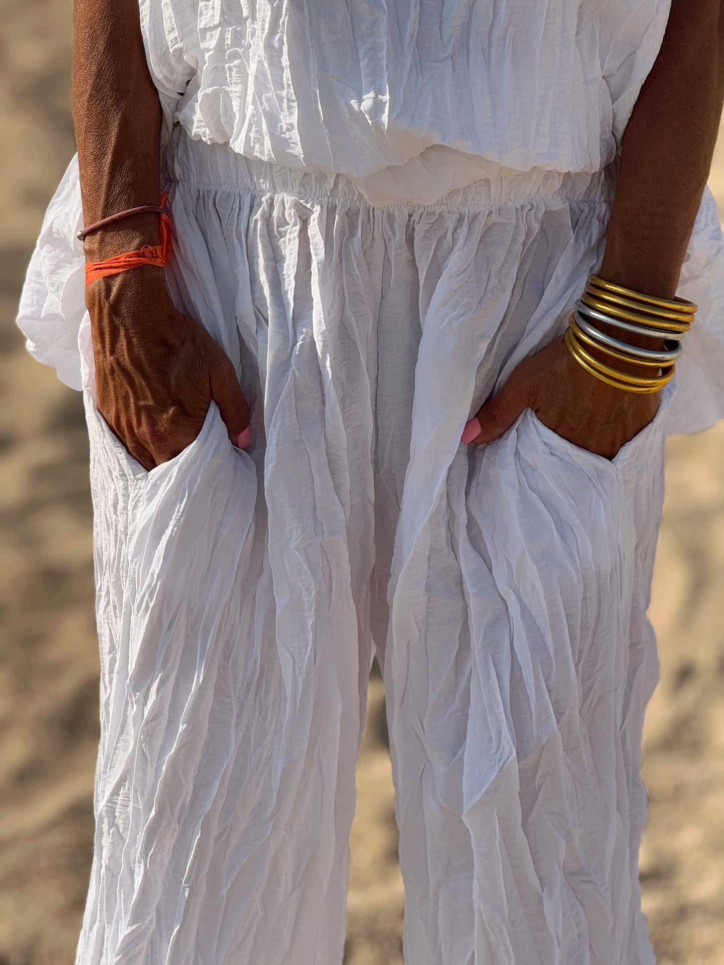 CONJUNTO ARRUGADO MULTICOLOR