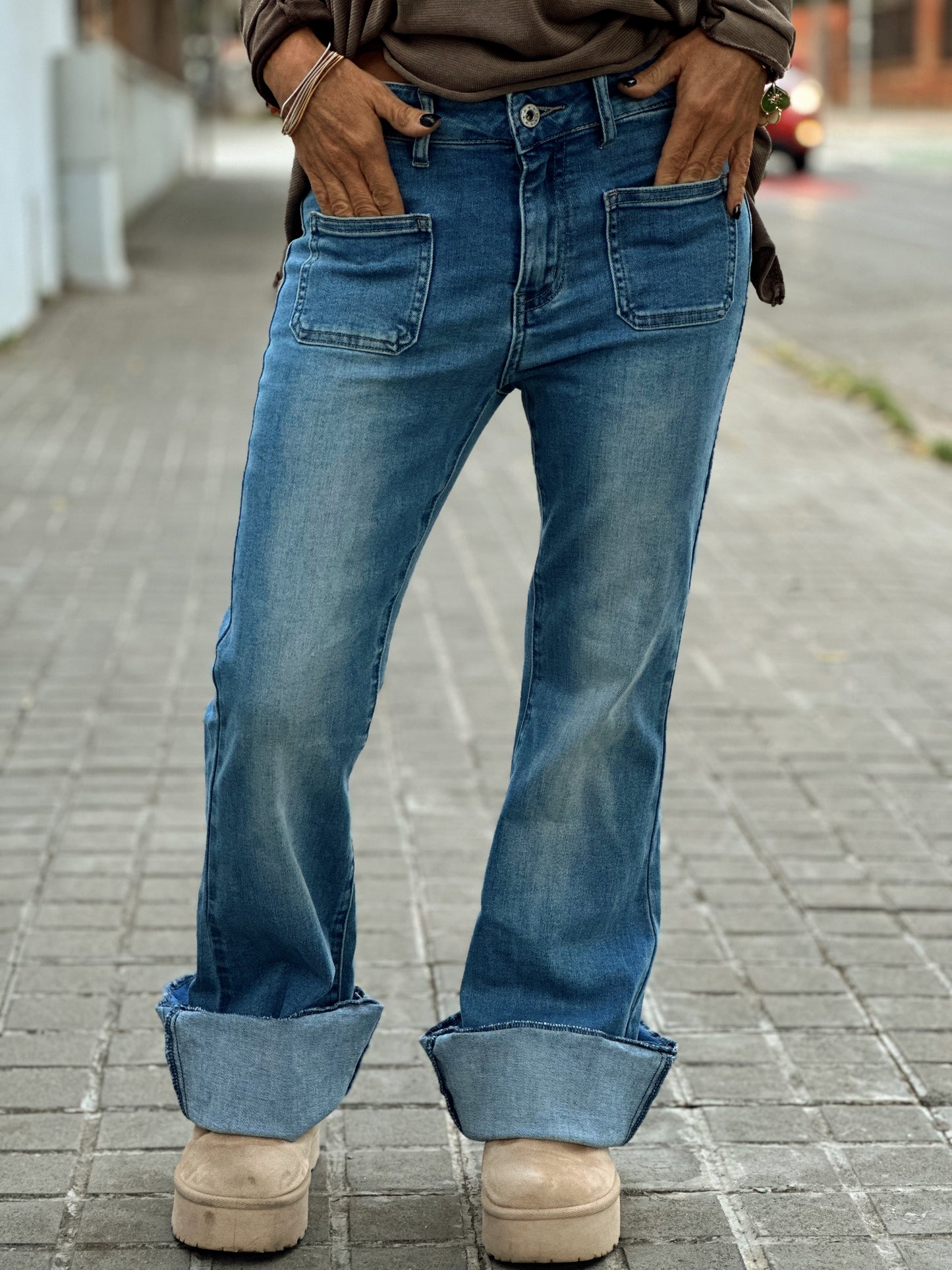 JEANS VAQUEROS AURORA TEJANO