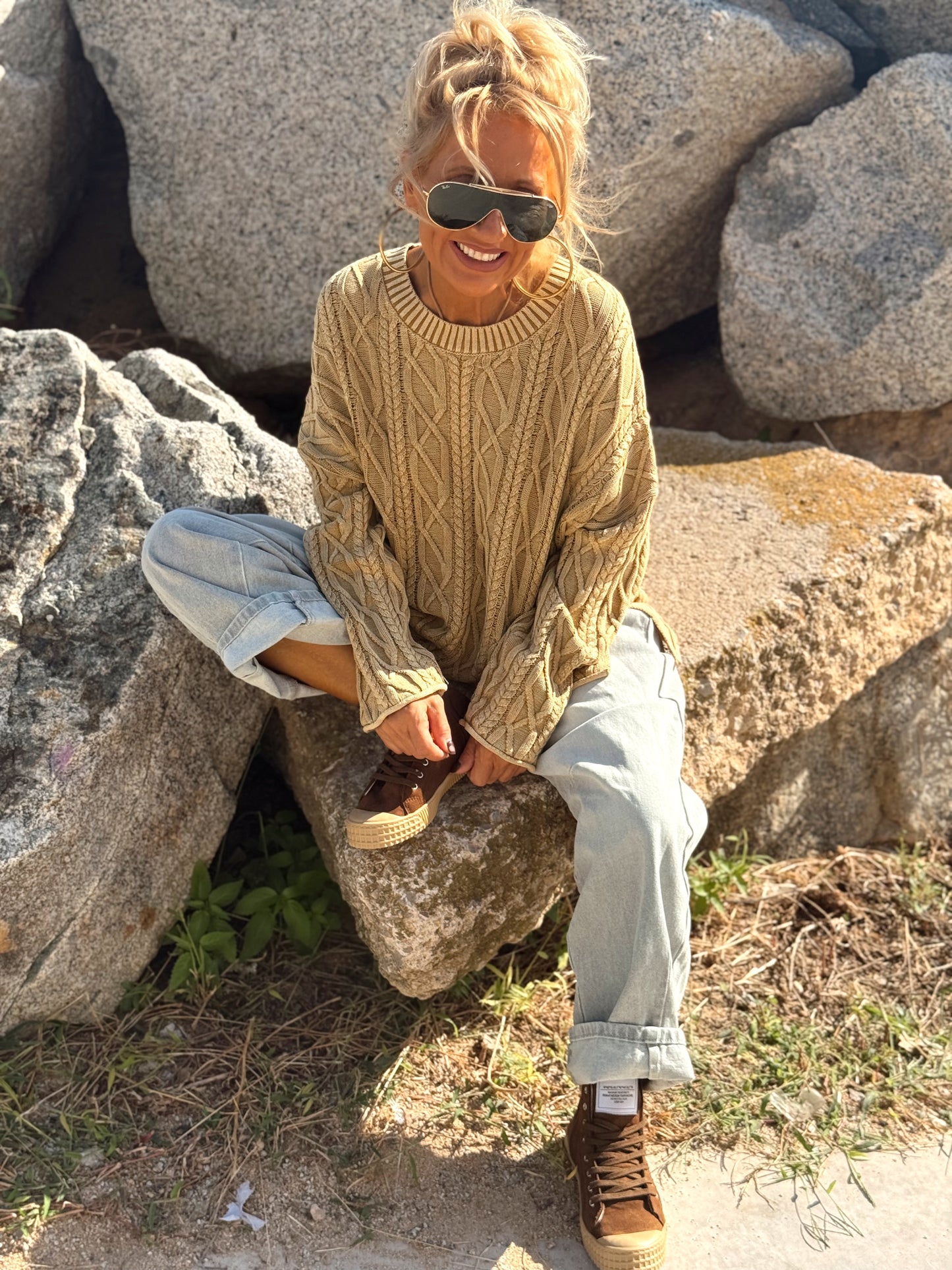 JERSEY ENTRELAZADO TAMARA MULTICOLOR