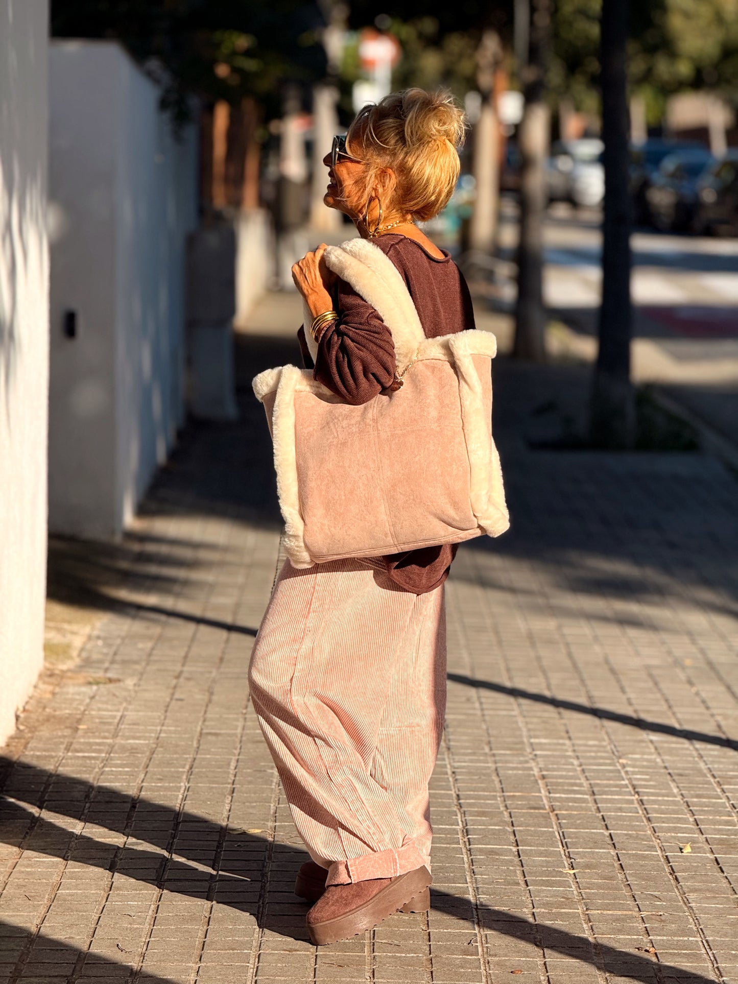 PANTALON DE PANA JOYCE MULTICOLOR