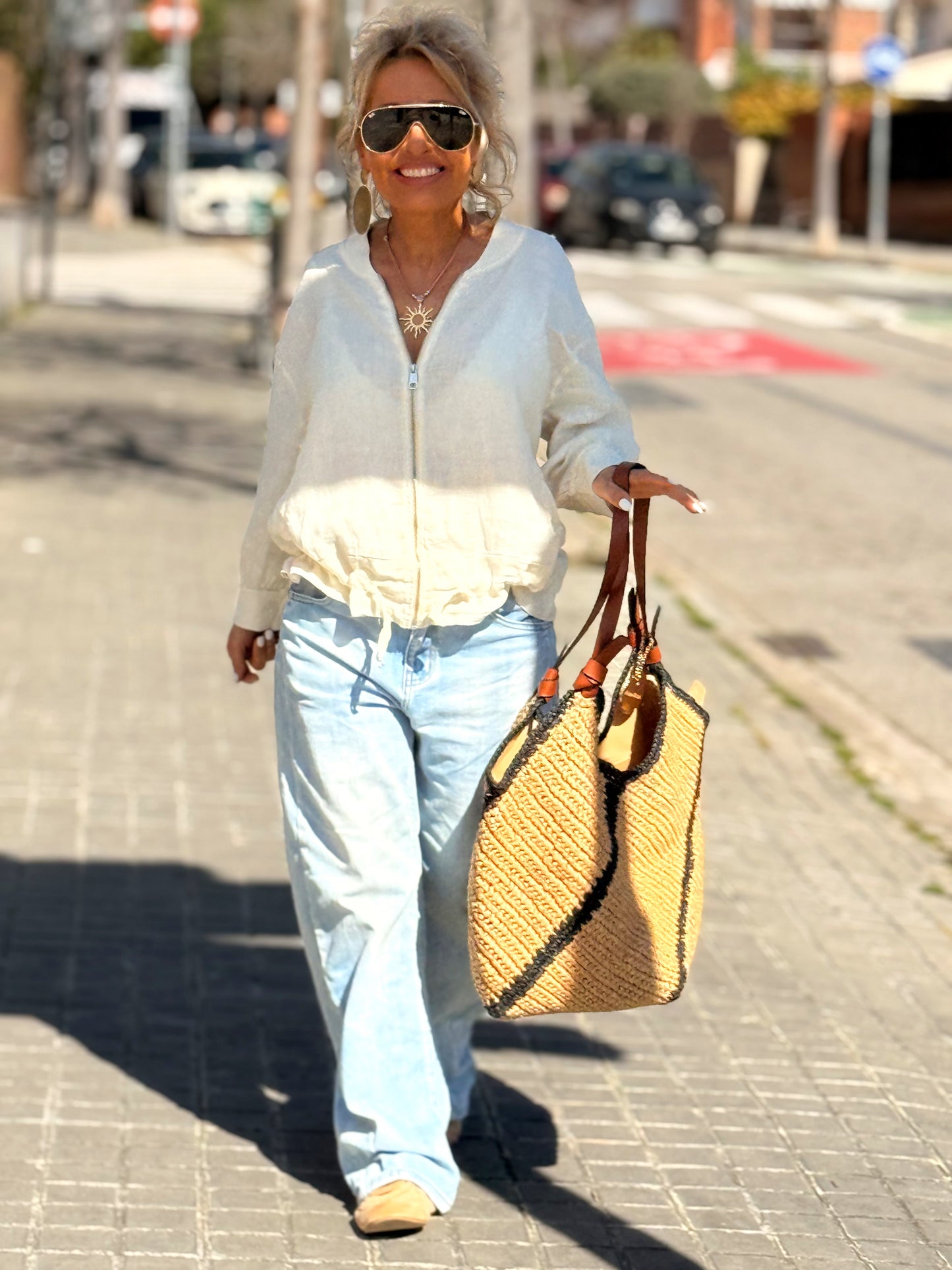 BOMBER LINO CAMILLE MULTICOLOR