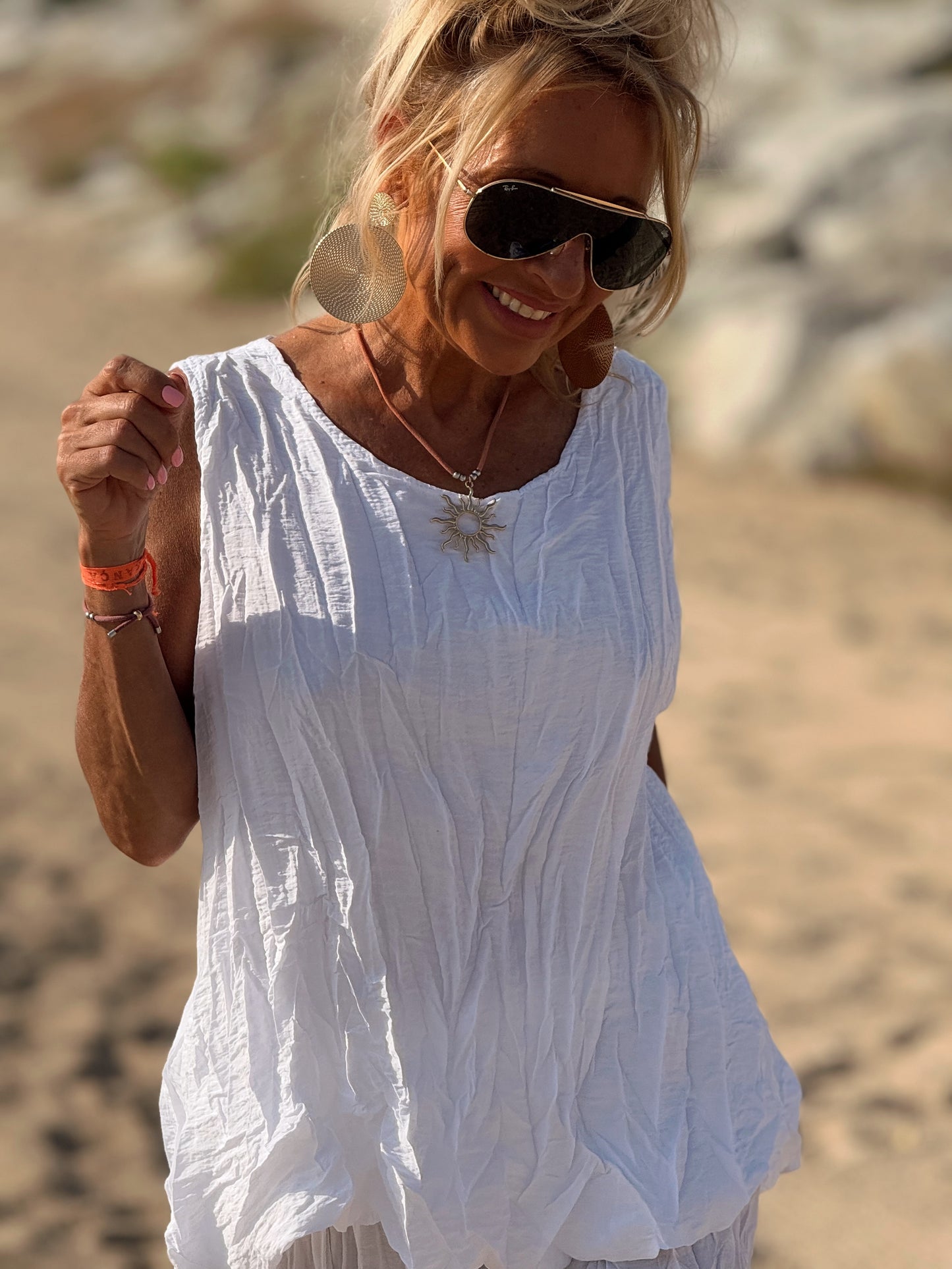 CONJUNTO ARRUGADO MULTICOLOR