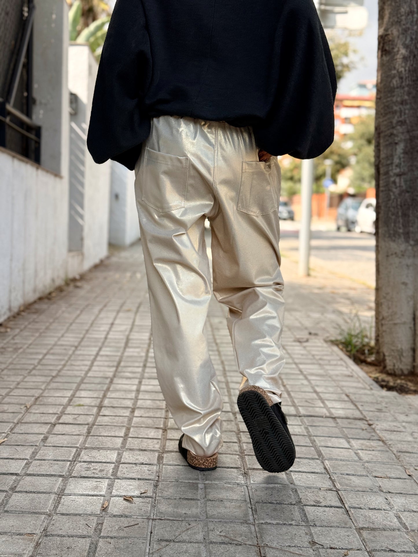 PANTALON BRILLANTE MULTICOLOR