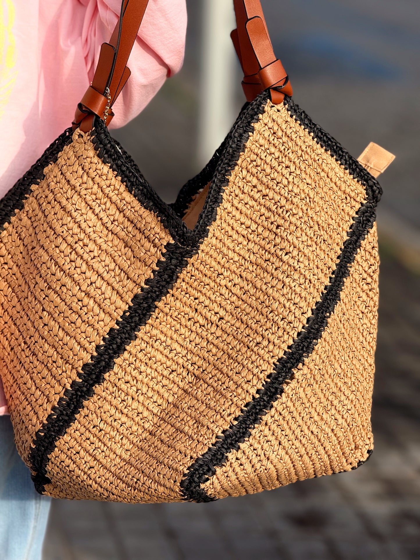BOLSO RAFIA MULTICOLOR