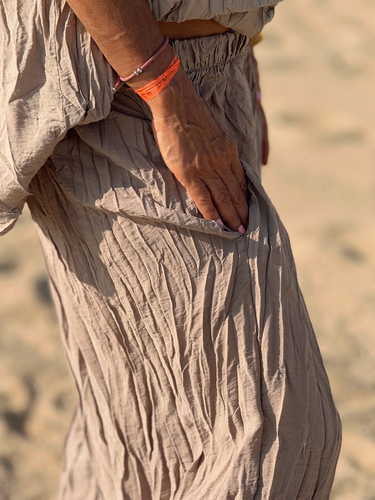 CONJUNTO ARRUGADO MULTICOLOR