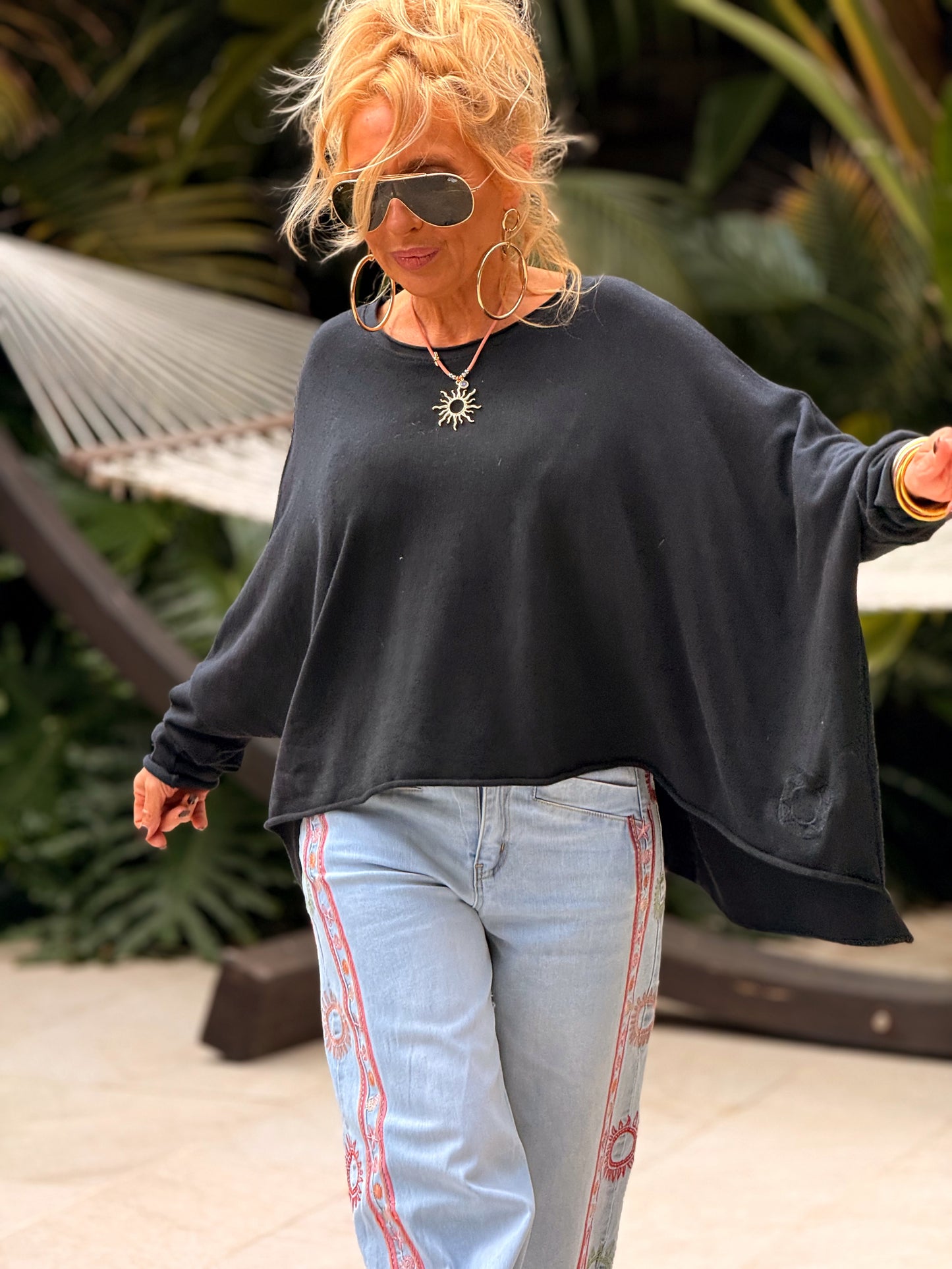 JEANS VAQUEROS HIPPIE TEJANO