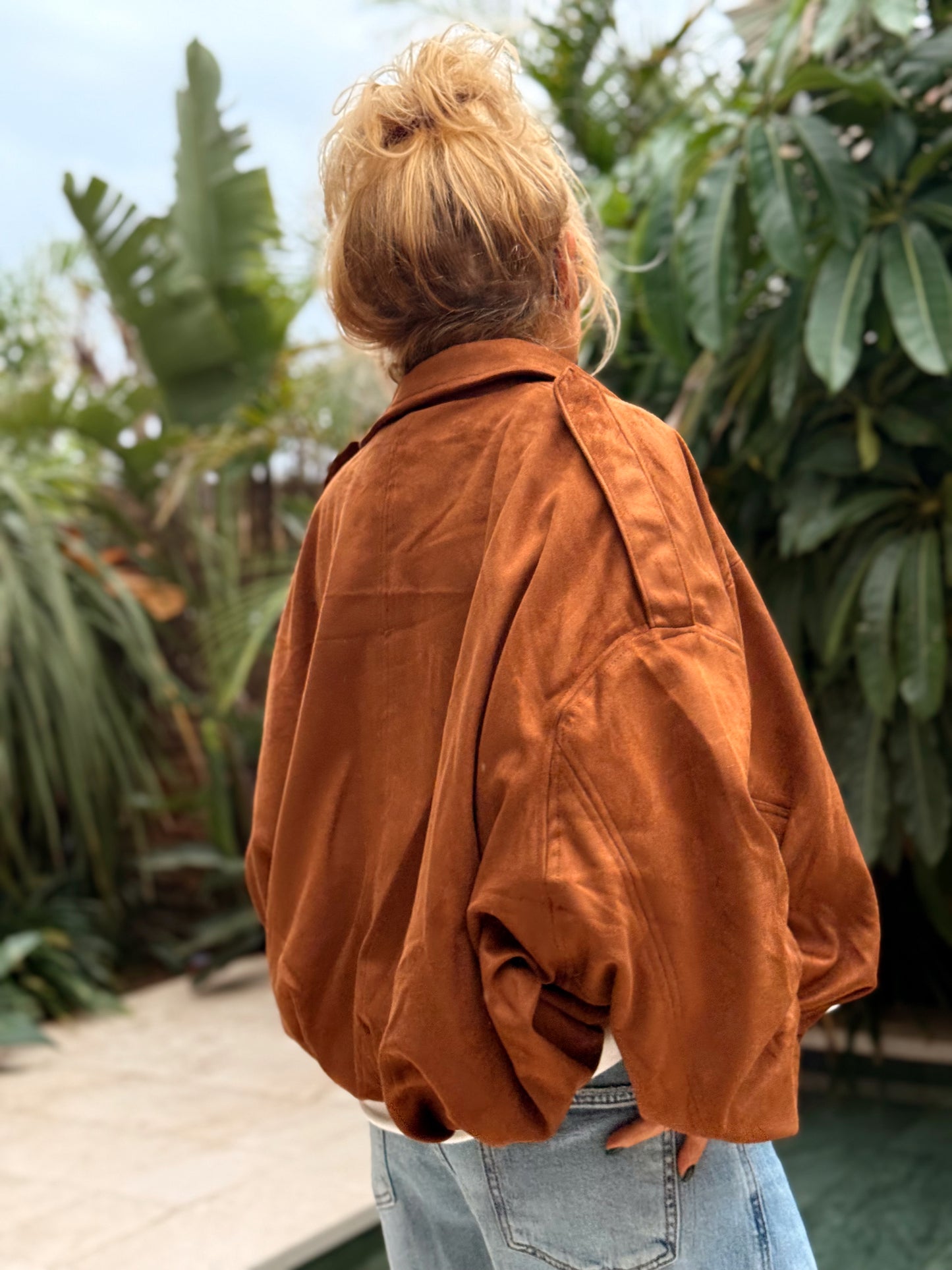 CAZADORA ANTE GUSTAVE CAMEL