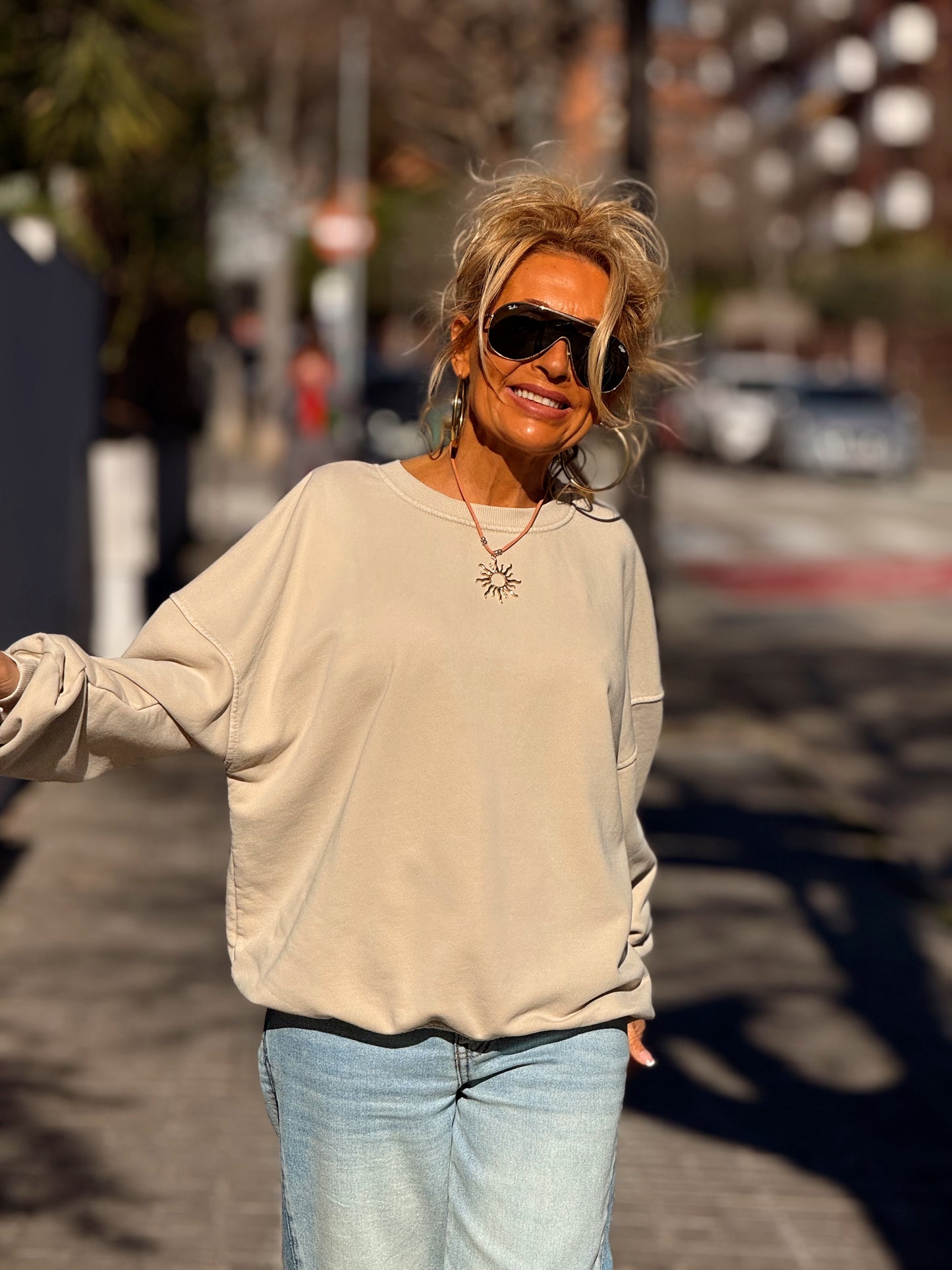 SUDADERA MILA MULTICOLOR