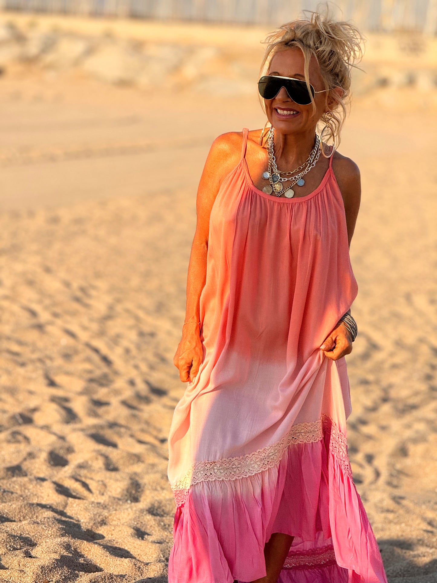 VESTIDO TIRANTE TYE&DYE MULTICOLOR