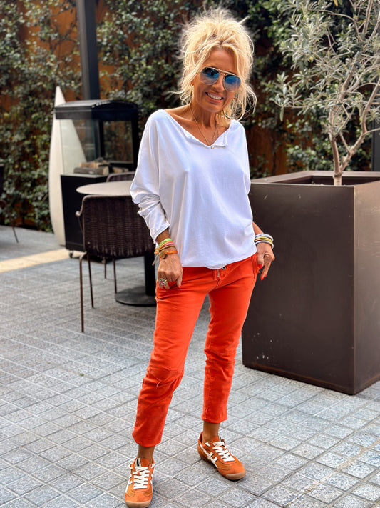 CAMISETA ROLLAND BLANCO