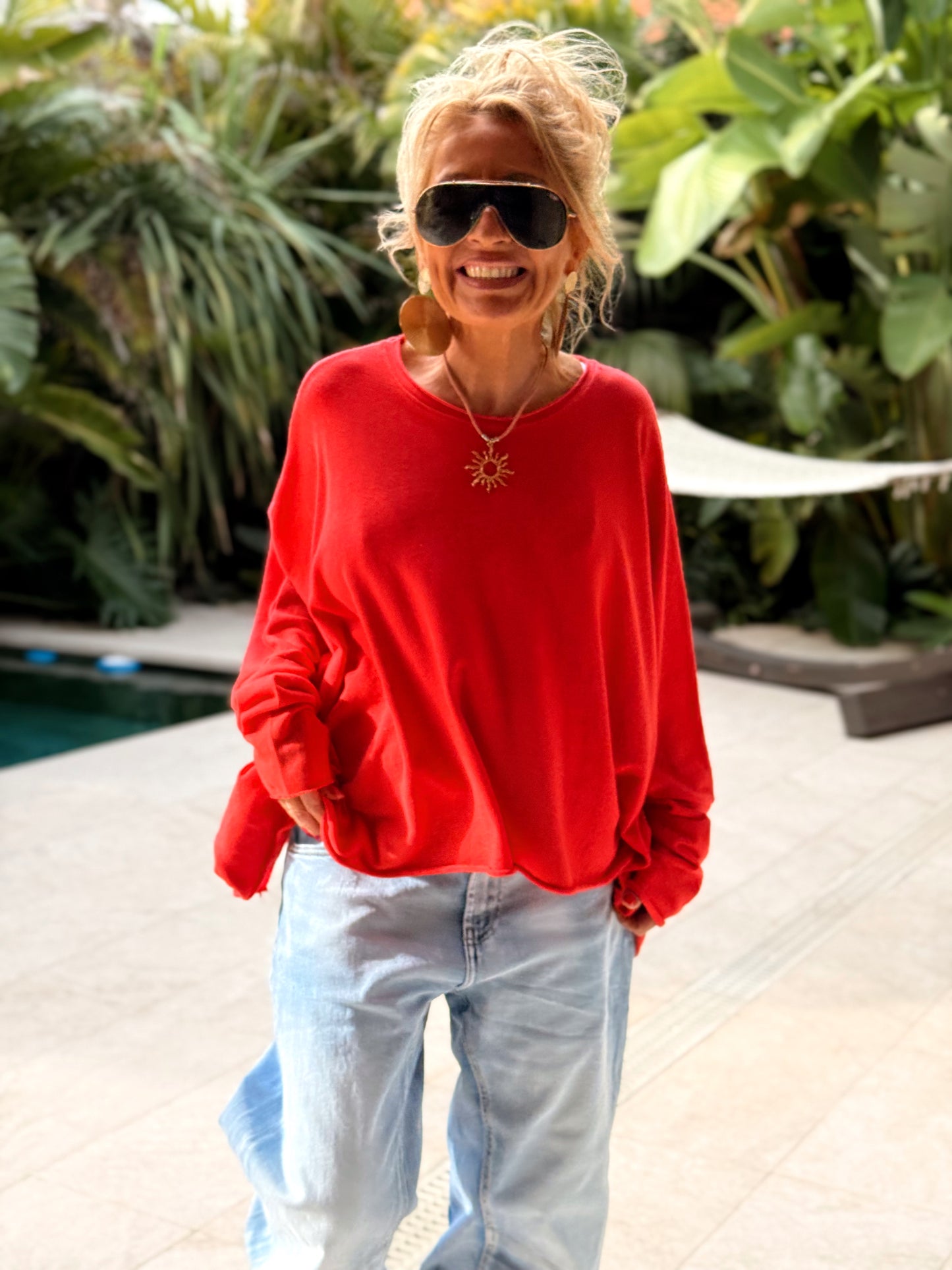 CAMISETA DESGASTADA SUPER OVERSIZE DANI MULTICOLOR