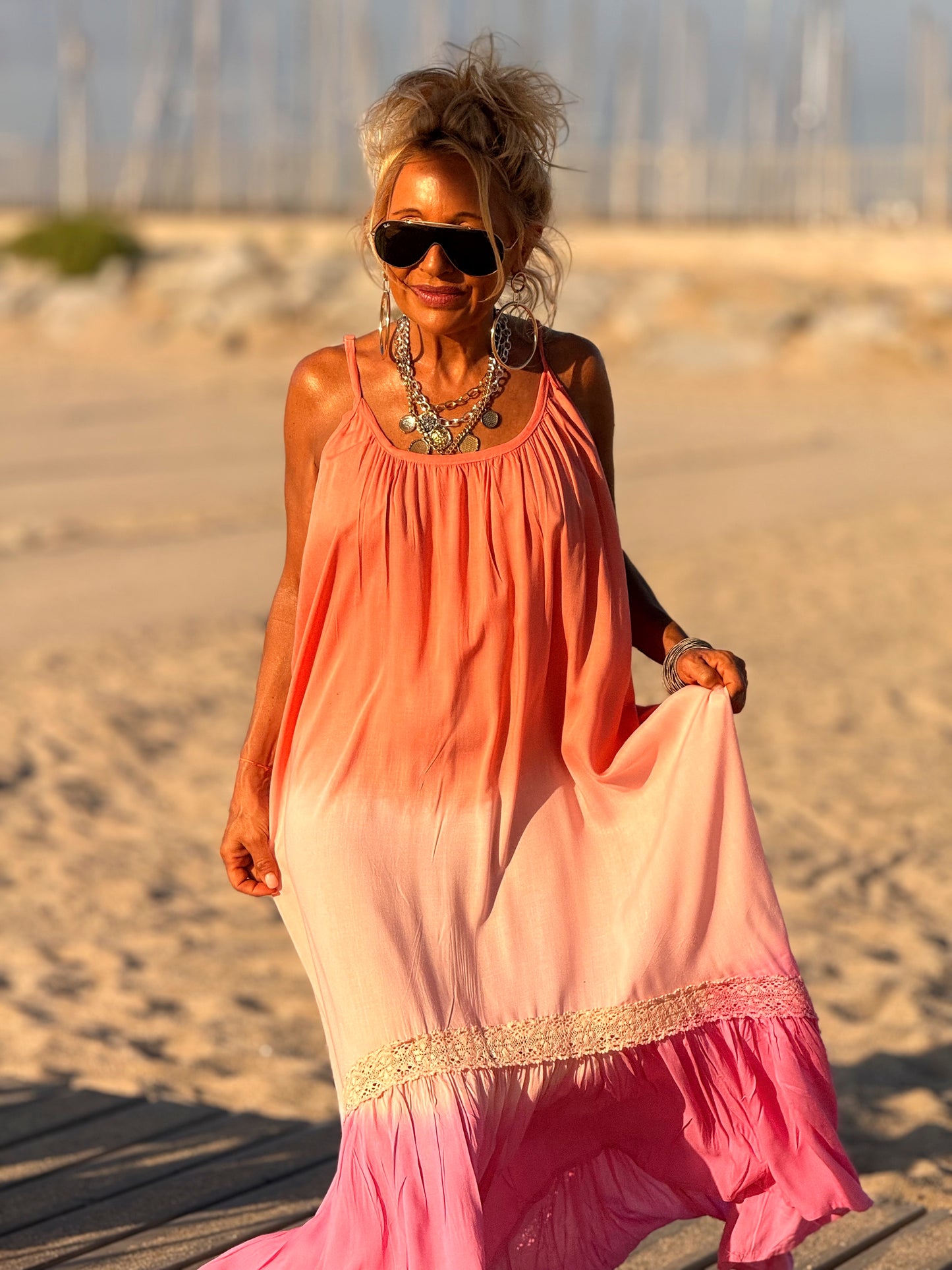 VESTIDO TIRANTE TYE&DYE MULTICOLOR