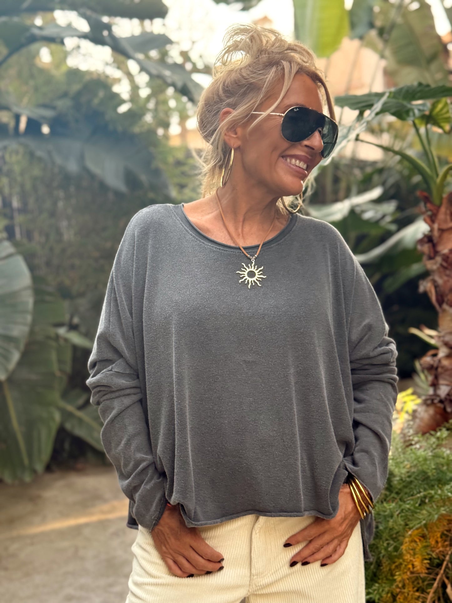 CAMISETA DESGASTADA OVERSIZE DANI MULTICOLOR