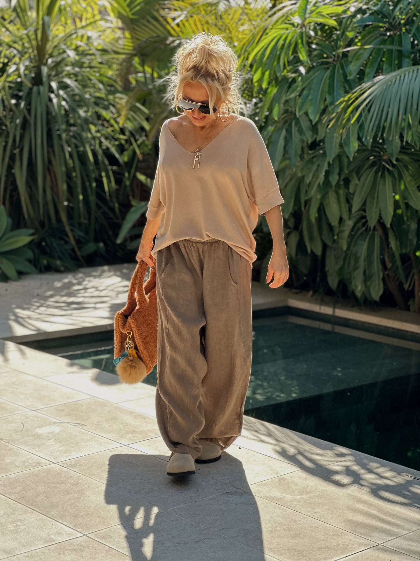 PANTALON OVERSIZE EDEN CAMEL