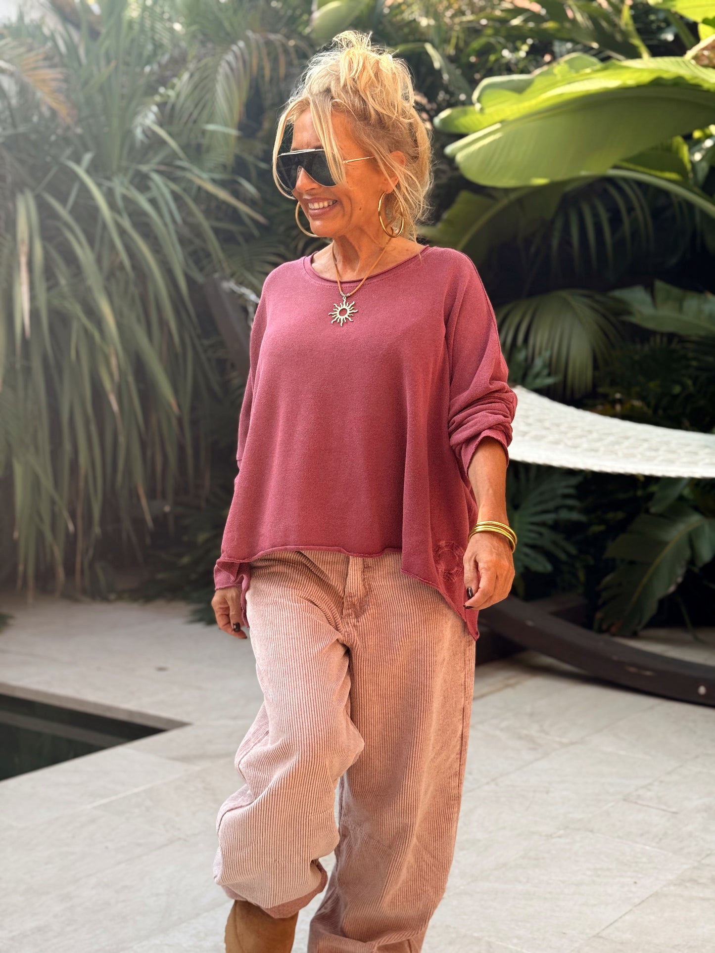 CAMISETA DESGASTADA OVERSIZE DANI MULTICOLOR