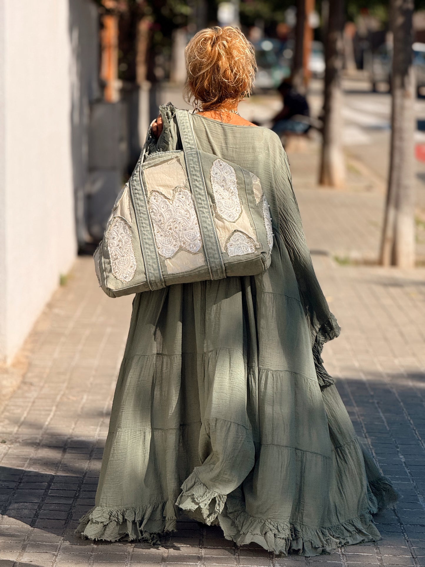 KIMONO SUPER OVERSIZE BOHO MULTICOLOR