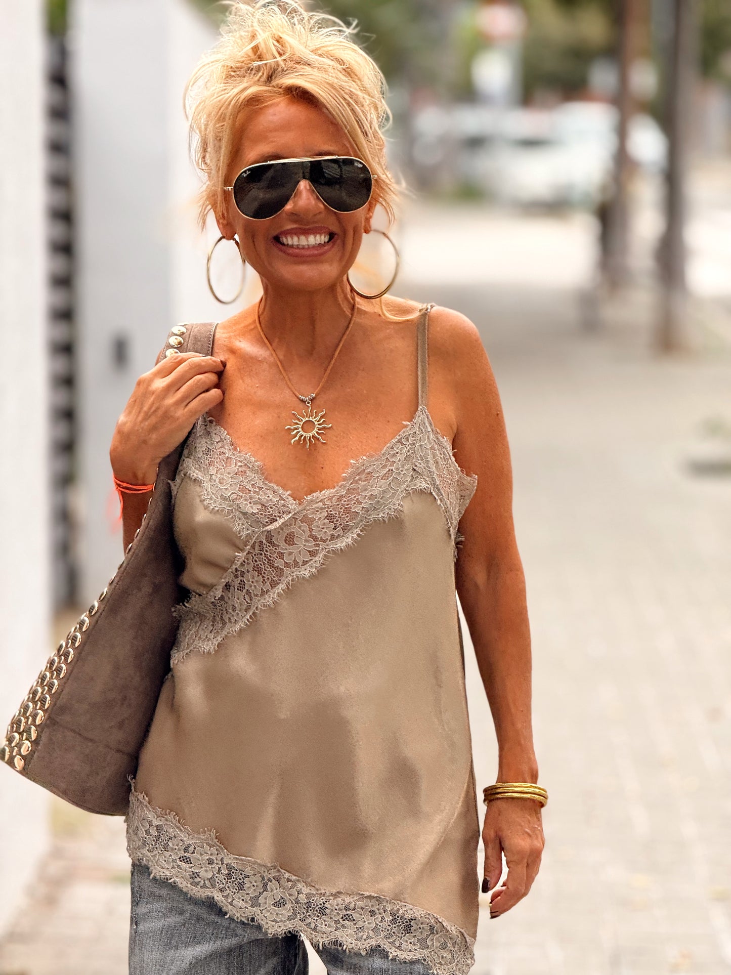 TOP LENCERO ASIMETRICO PAULINE MULTICOLOR