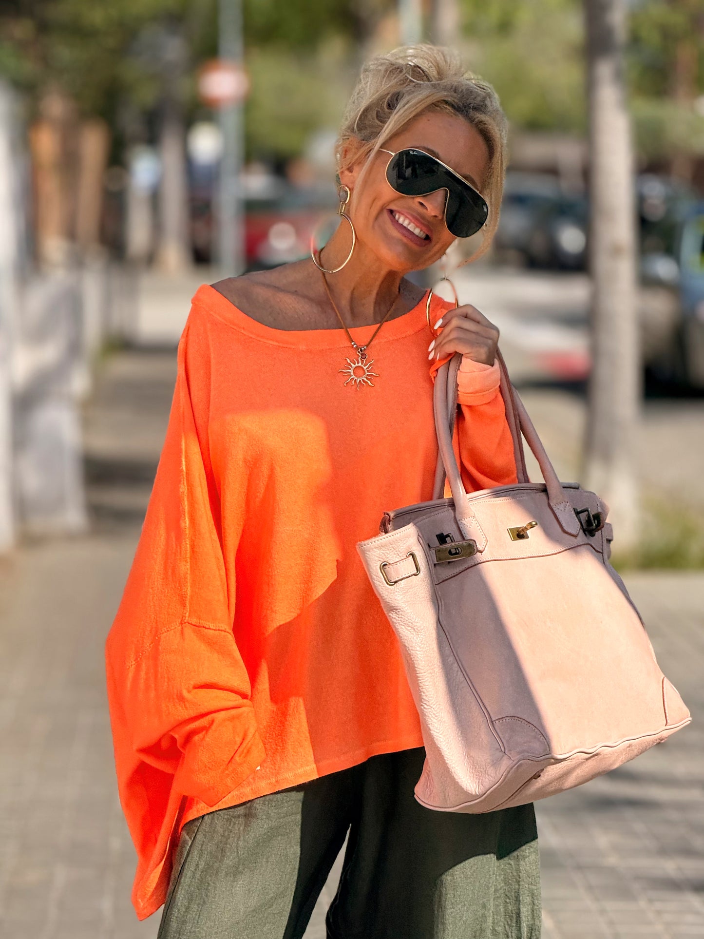 CAMISETA SUPER OVERSIZE SHILA NÉON MULTICOLOR