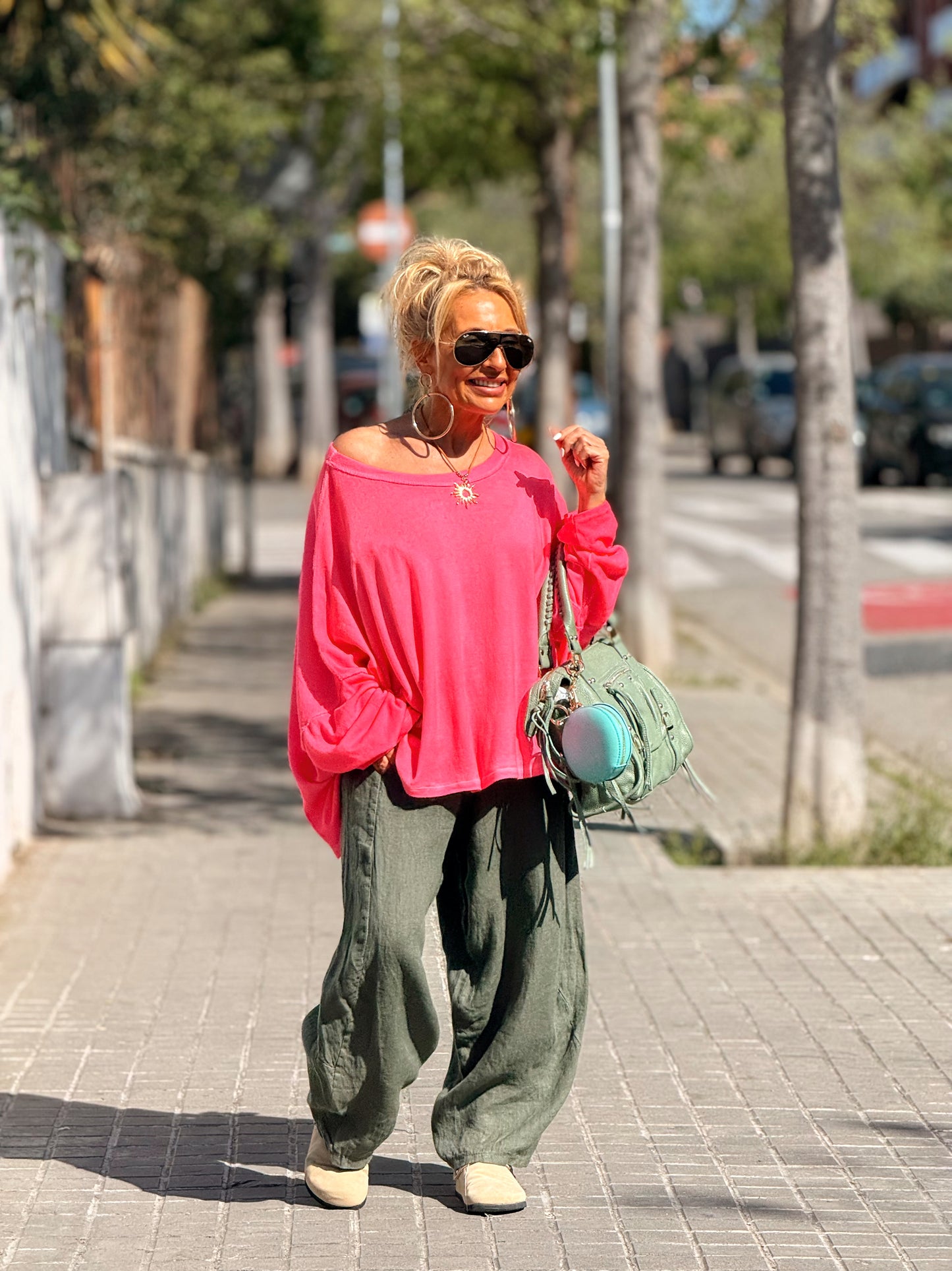 CAMISETA SUPER OVERSIZE SHILA NÉON MULTICOLOR