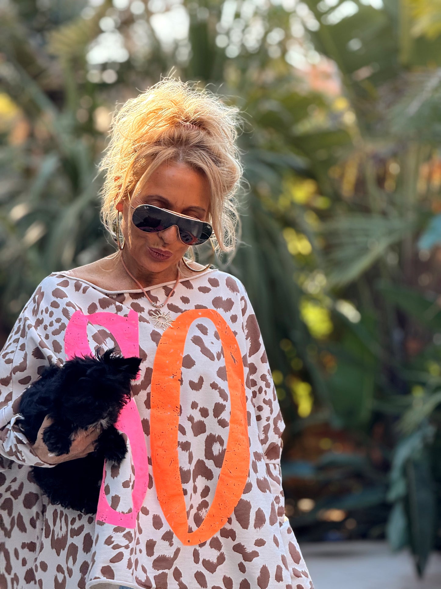 CAMISETA OVERSIZE ANIMAL PRINT