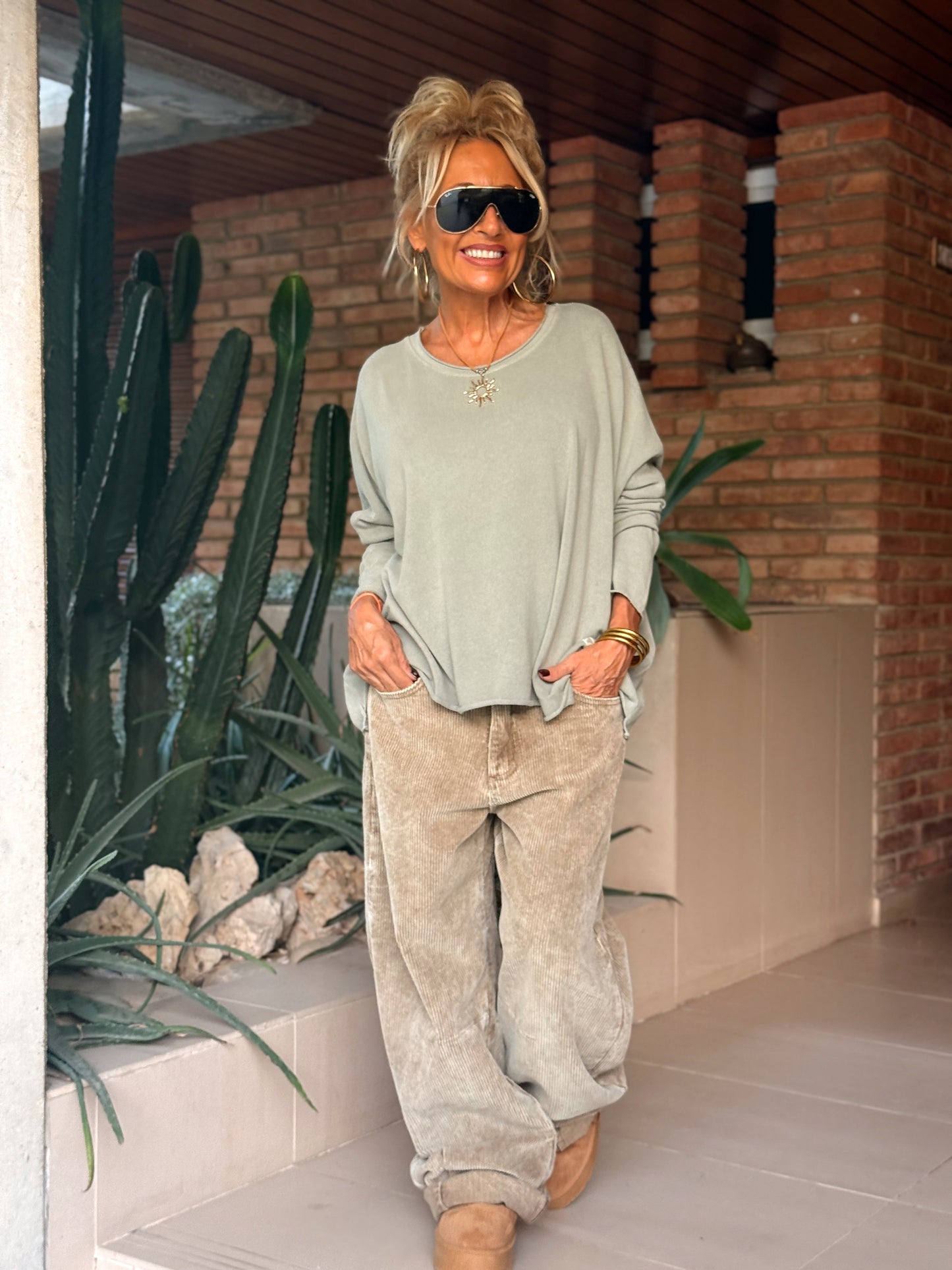 CAMISETA DESGASTADA OVERSIZE DANI MULTICOLOR